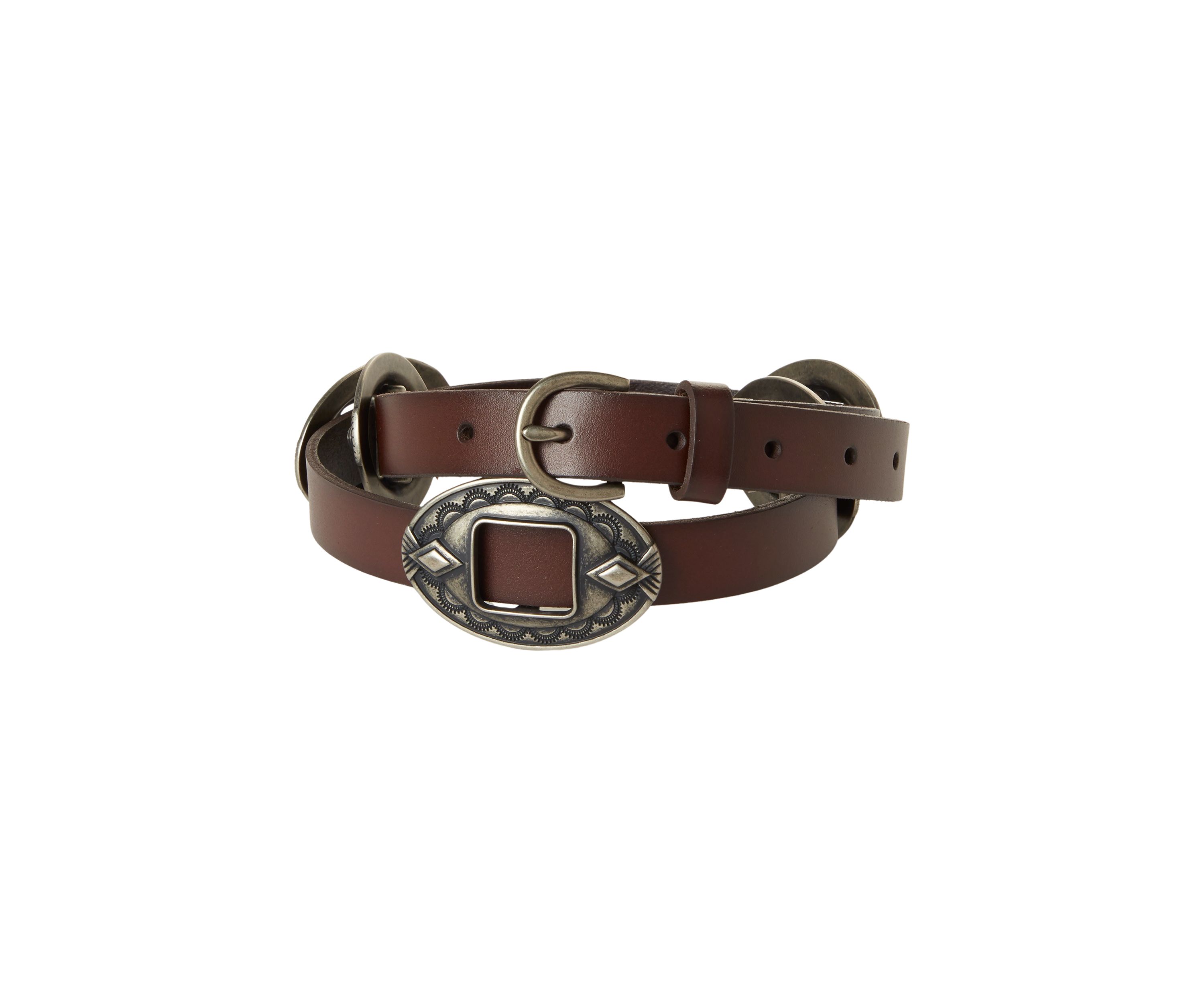 Textured Buckle Belt 