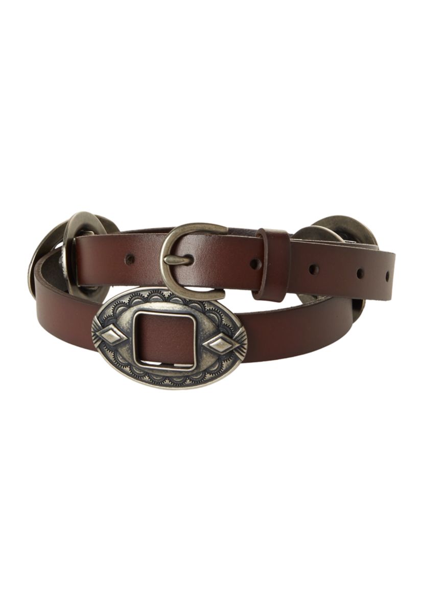 Textured Buckle Belt 