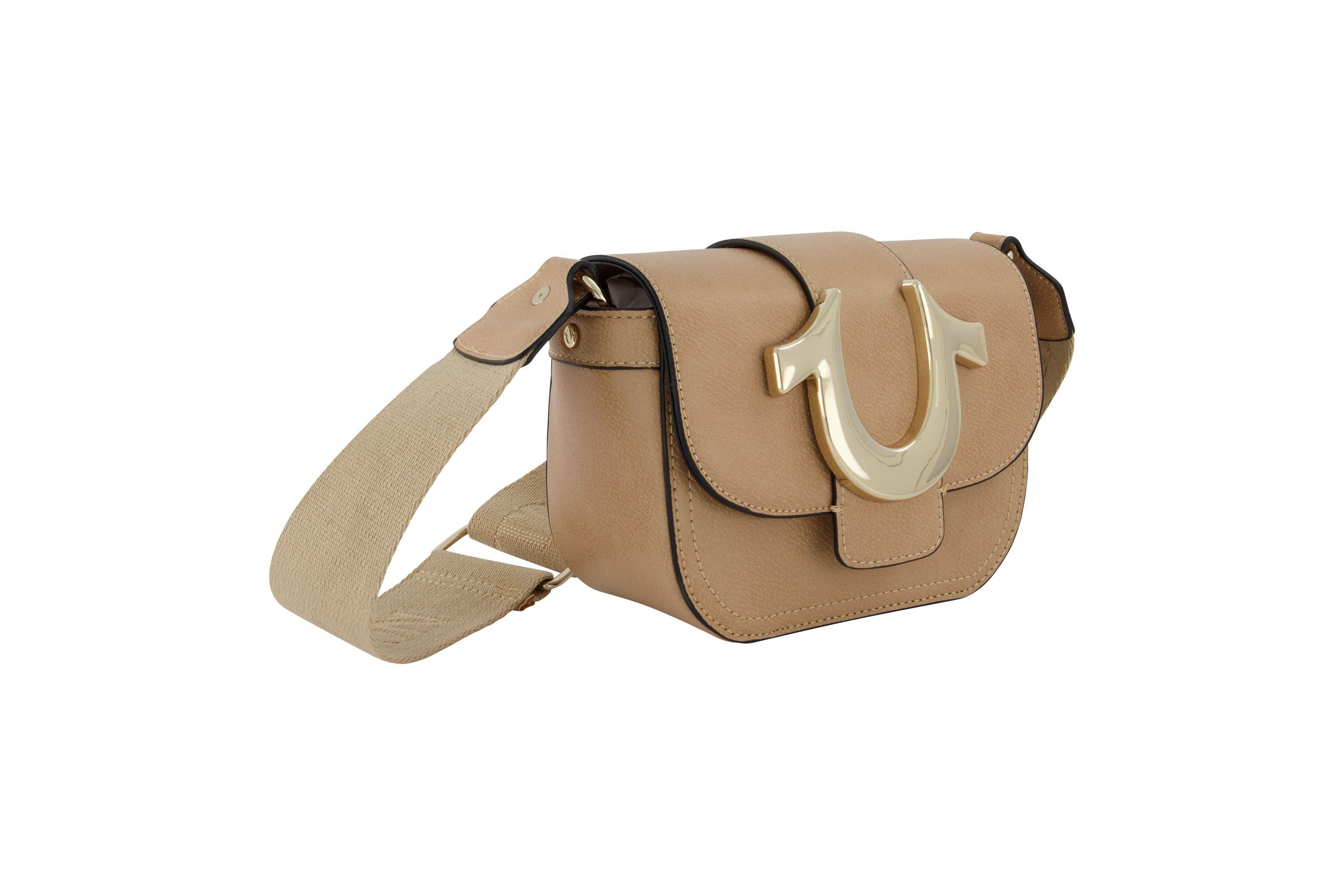 True Religion Mini Flap Crossbody Black