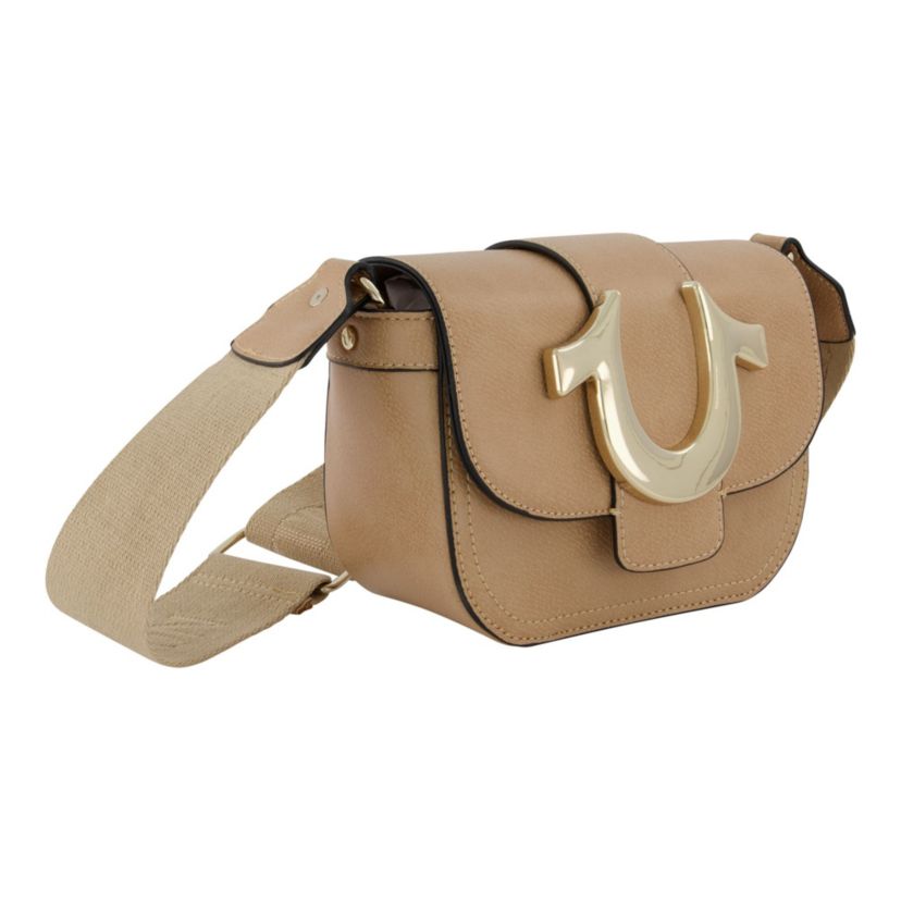 True Religion Mini Flap Crossbody Black