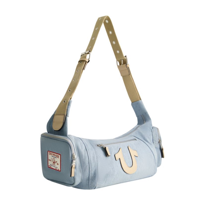 True Religion Horsehoe Motif Slouchy Hobo