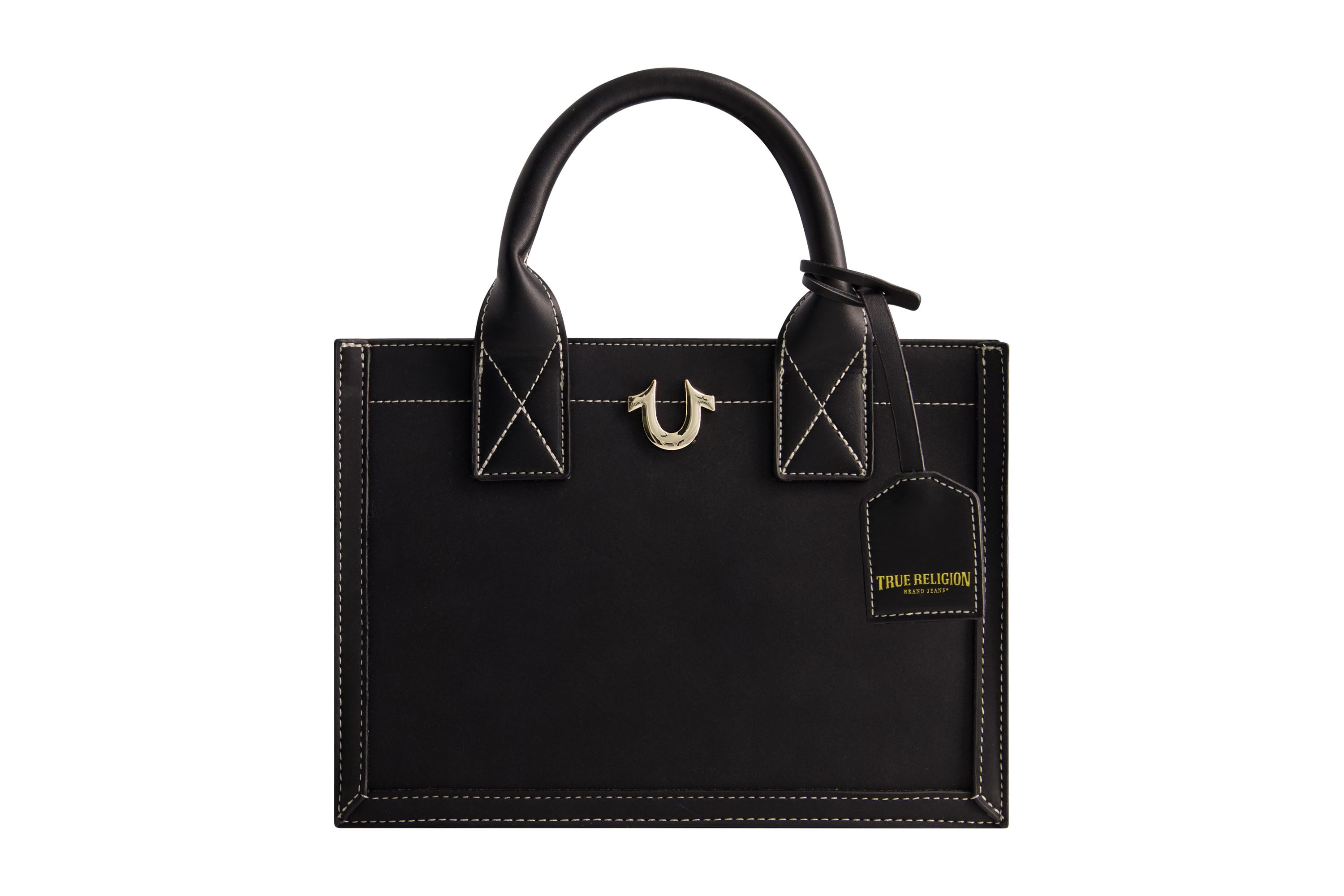 True Religion Modern Edge Suede Tote