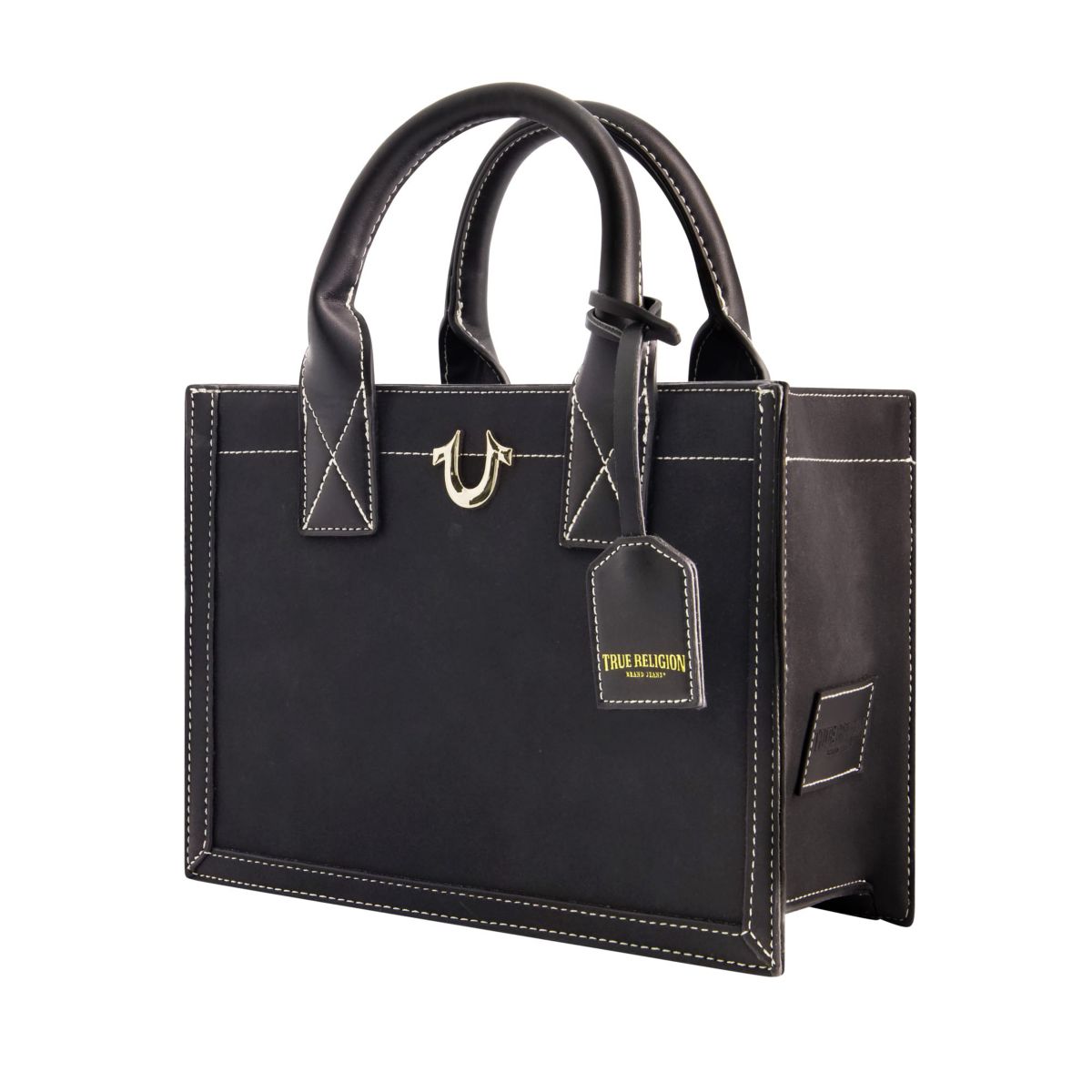 True Religion Modern Edge Suede Tote