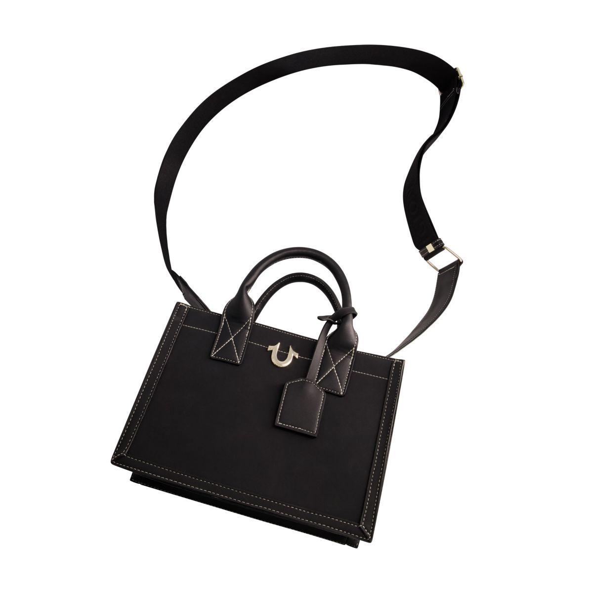 True Religion Modern Edge Suede Tote