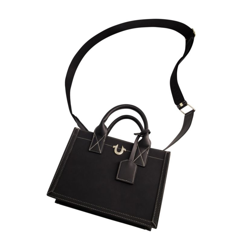 True Religion Modern Edge Suede Tote
