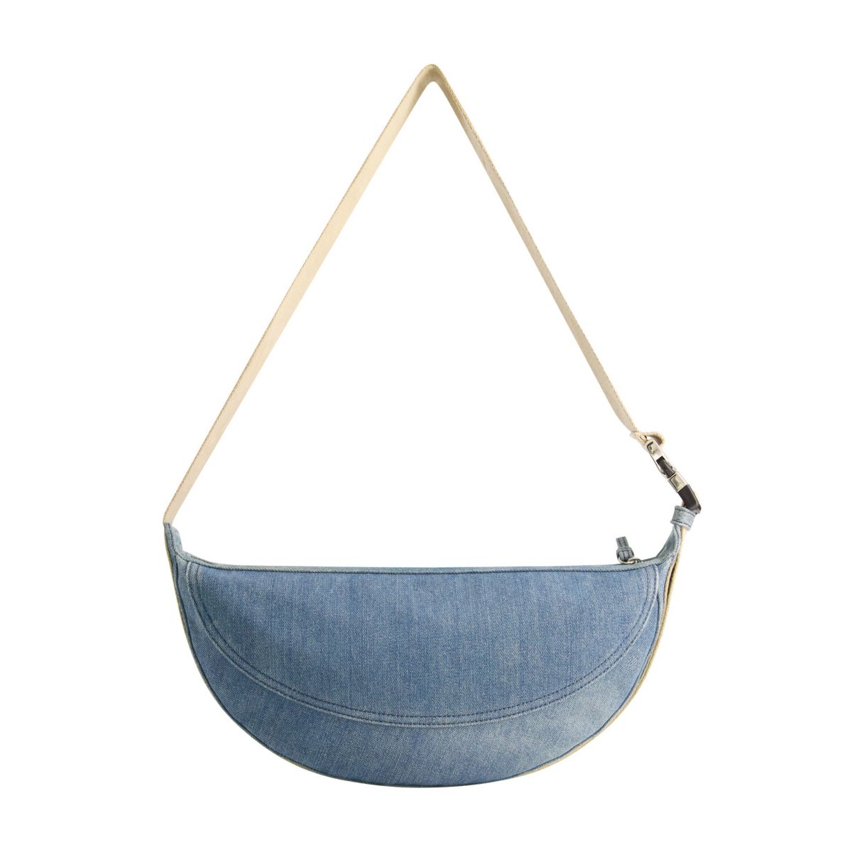 True Religion Washed Denim Hobo