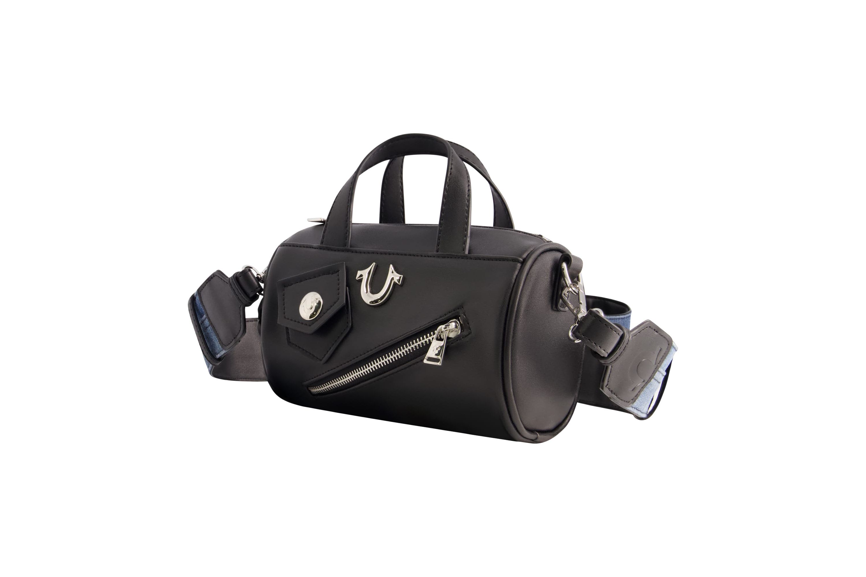 True Religion Zip Top Mini Duffle handbag