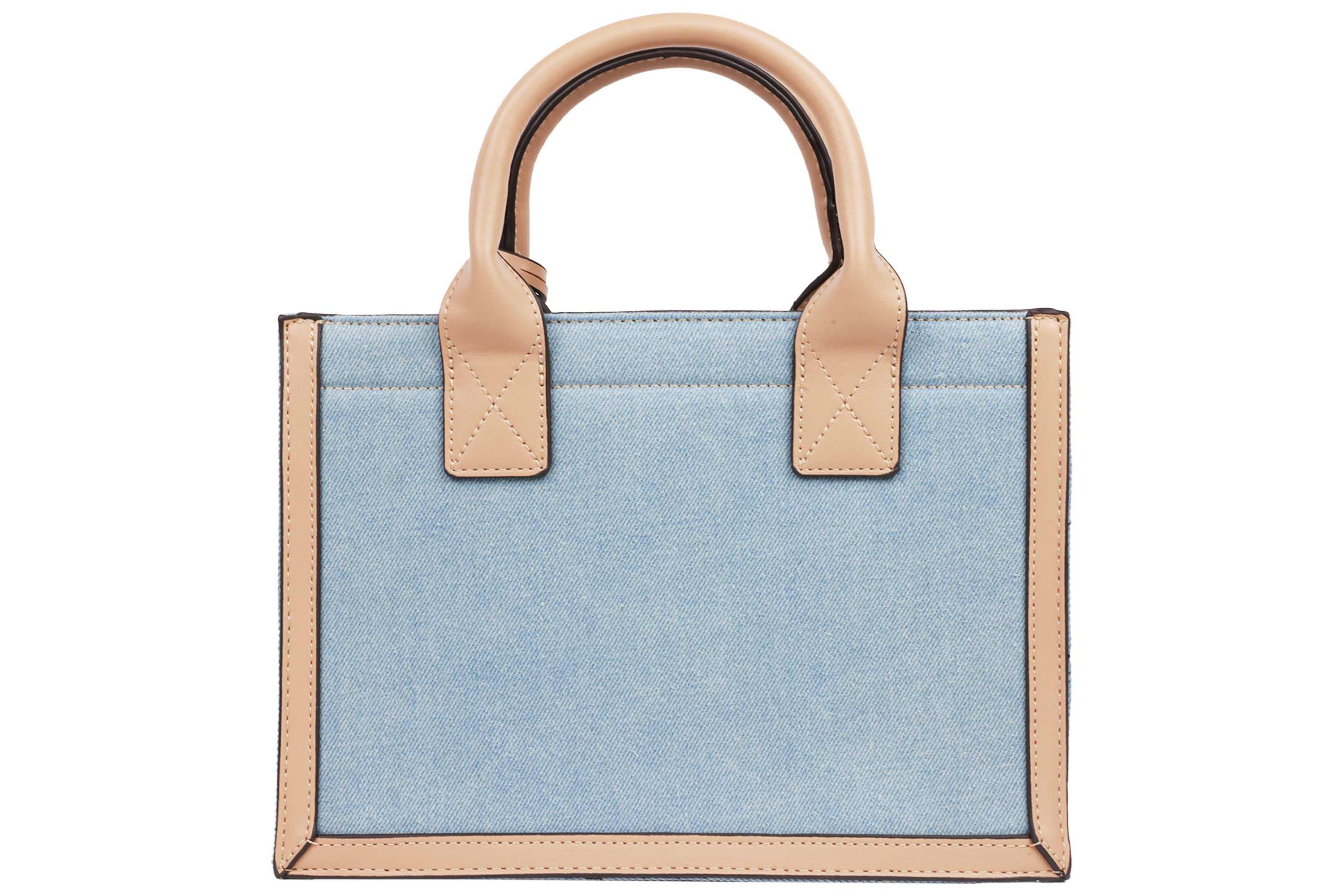 True Religion Bombe Logo Denim Tote