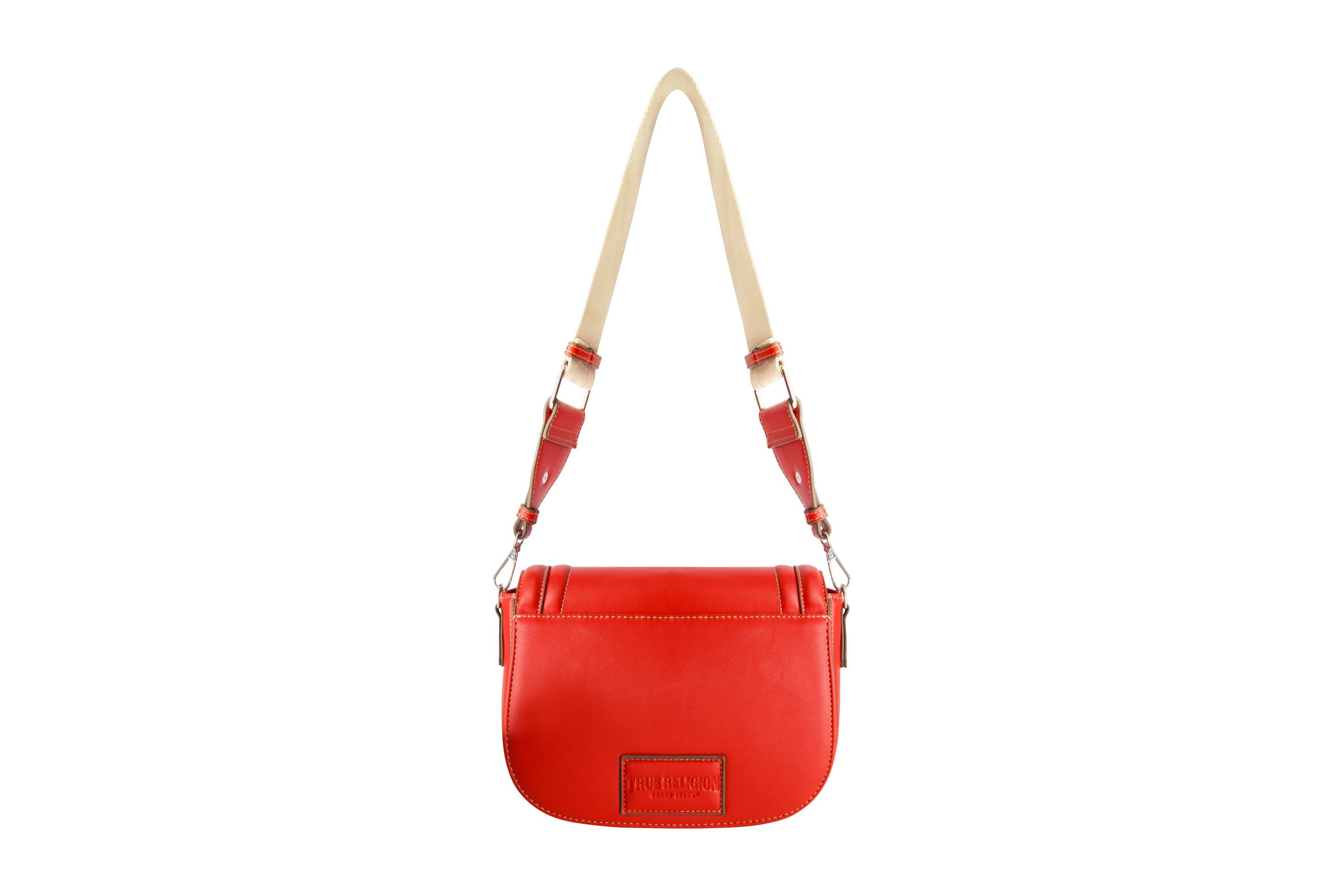 True Religion Bombe Logo Saddle Bag