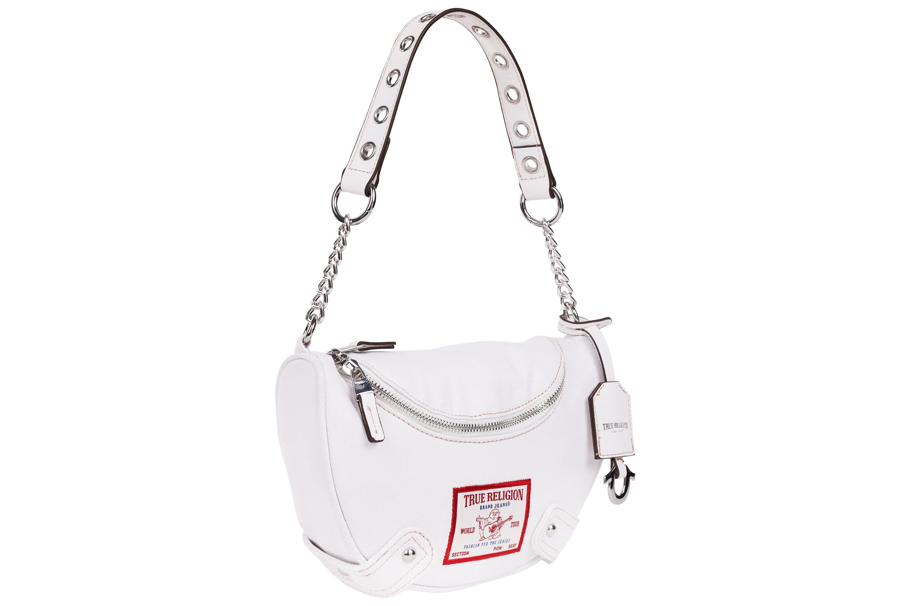 True Religion Chain Handle Denim Hobo