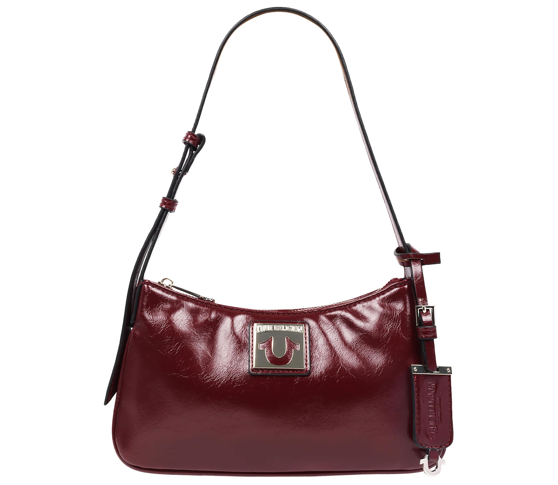 True Religion Crinkle Finish Shoulder Bag