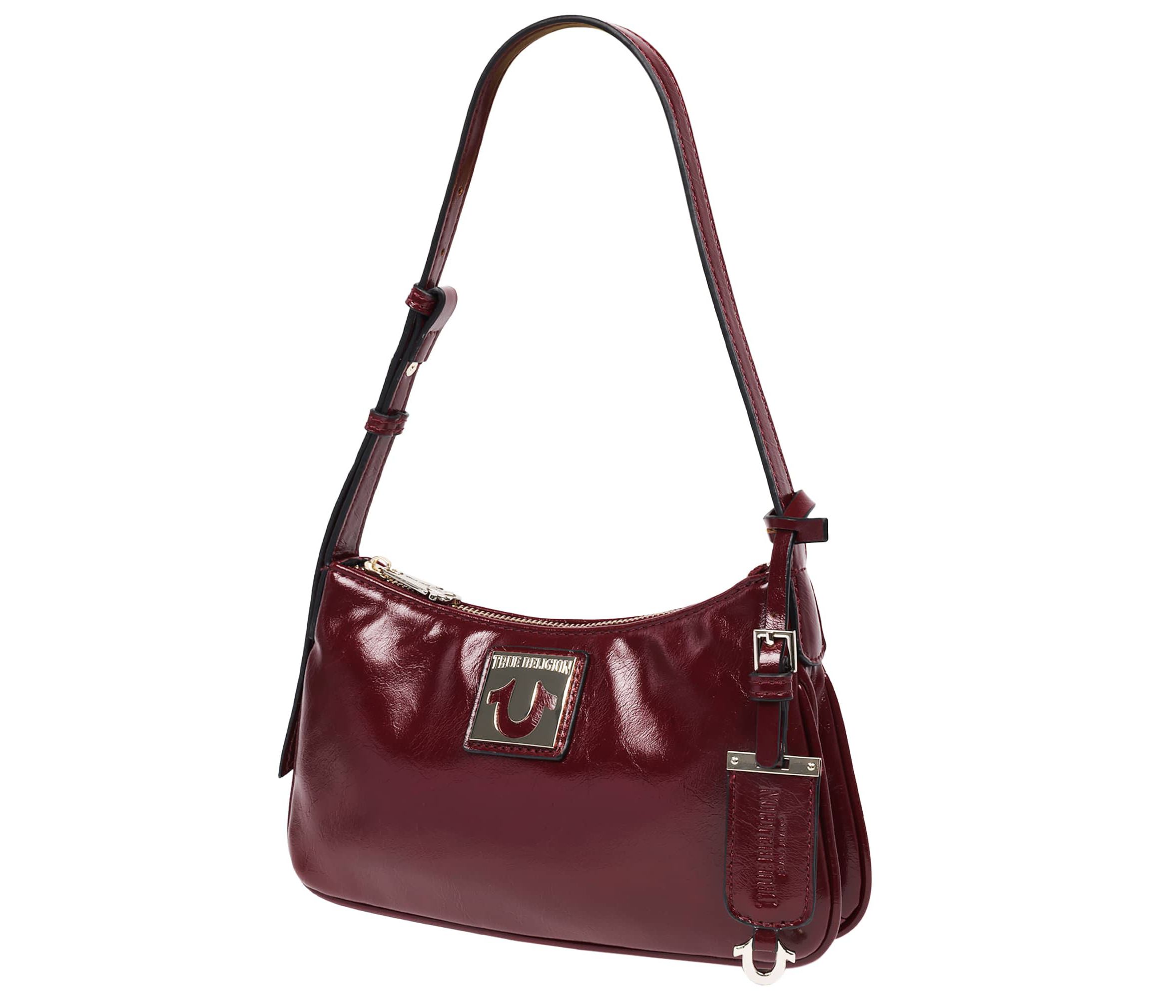 True Religion Crinkle Finish Shoulder Bag