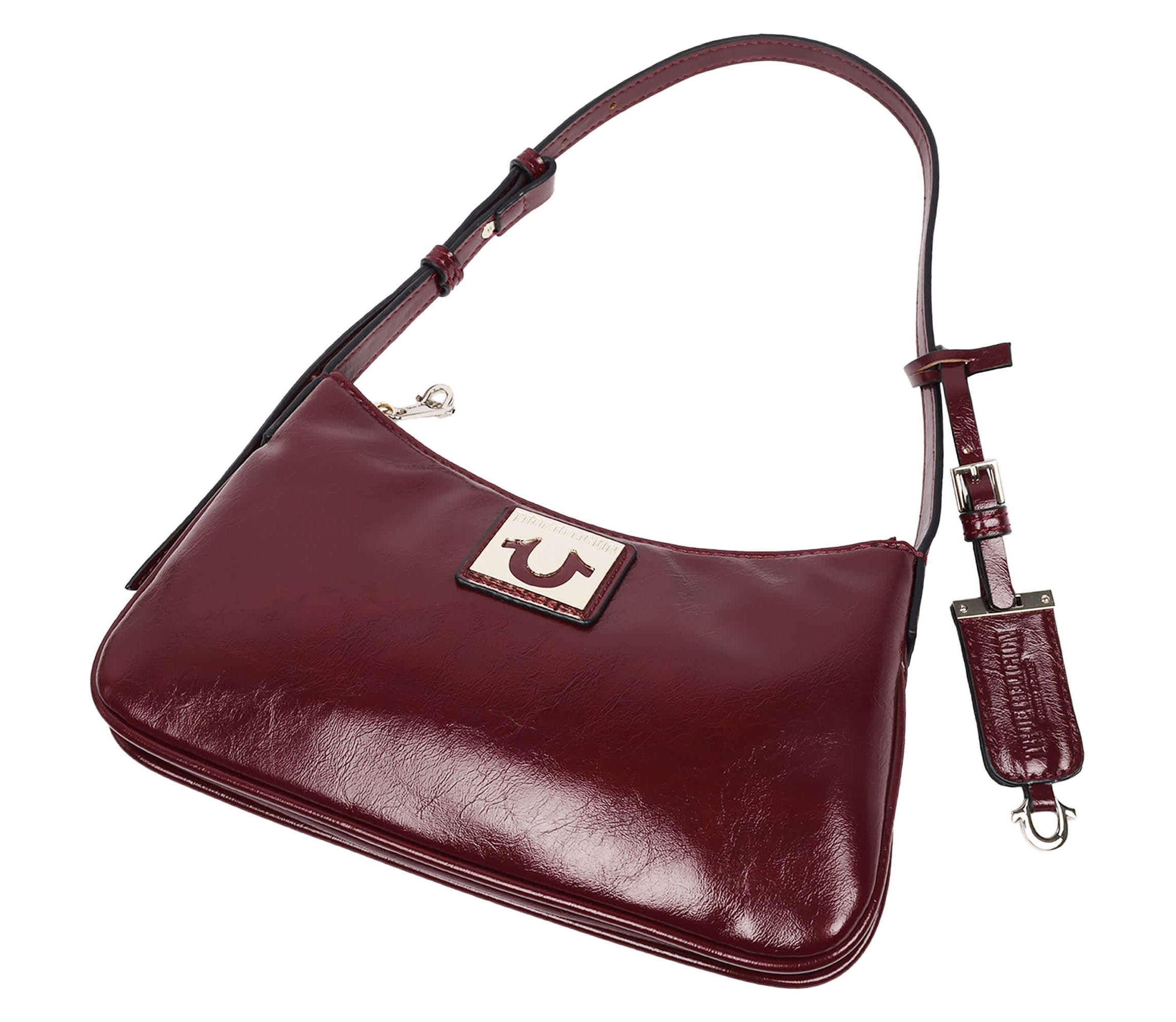 True Religion Crinkle Finish Shoulder Bag