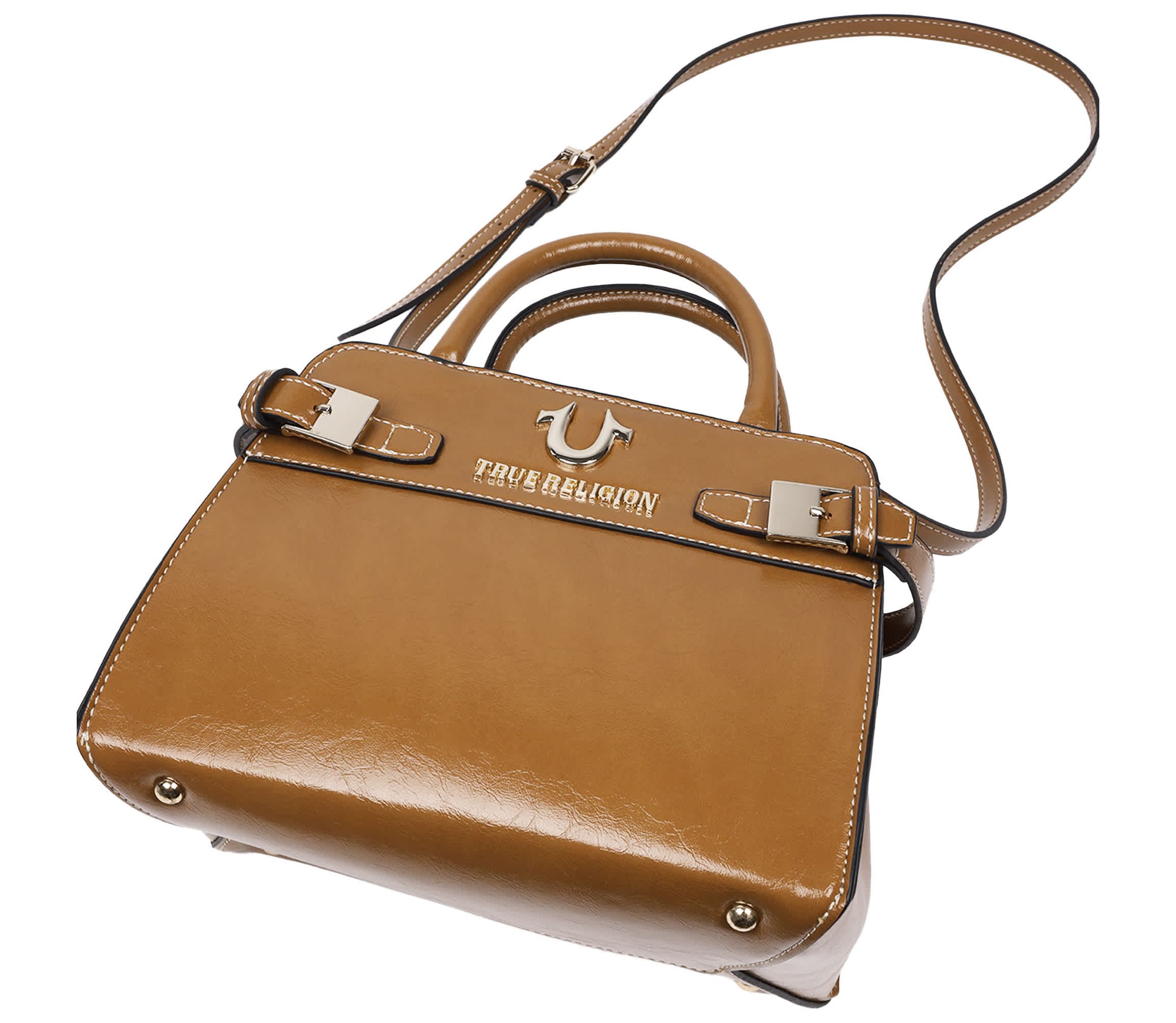 True Religion Buckle Tab Tote