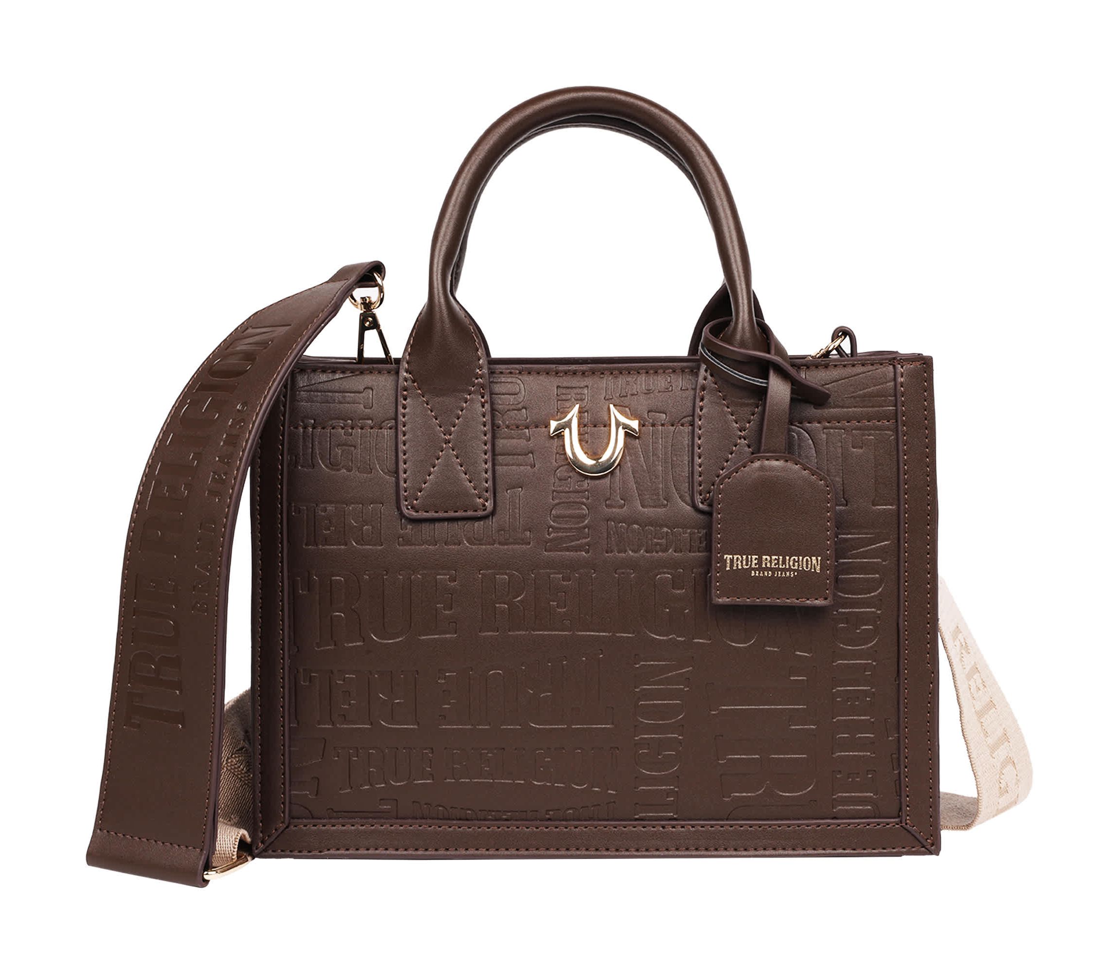 True Religion Mega Logo Modern Tote
