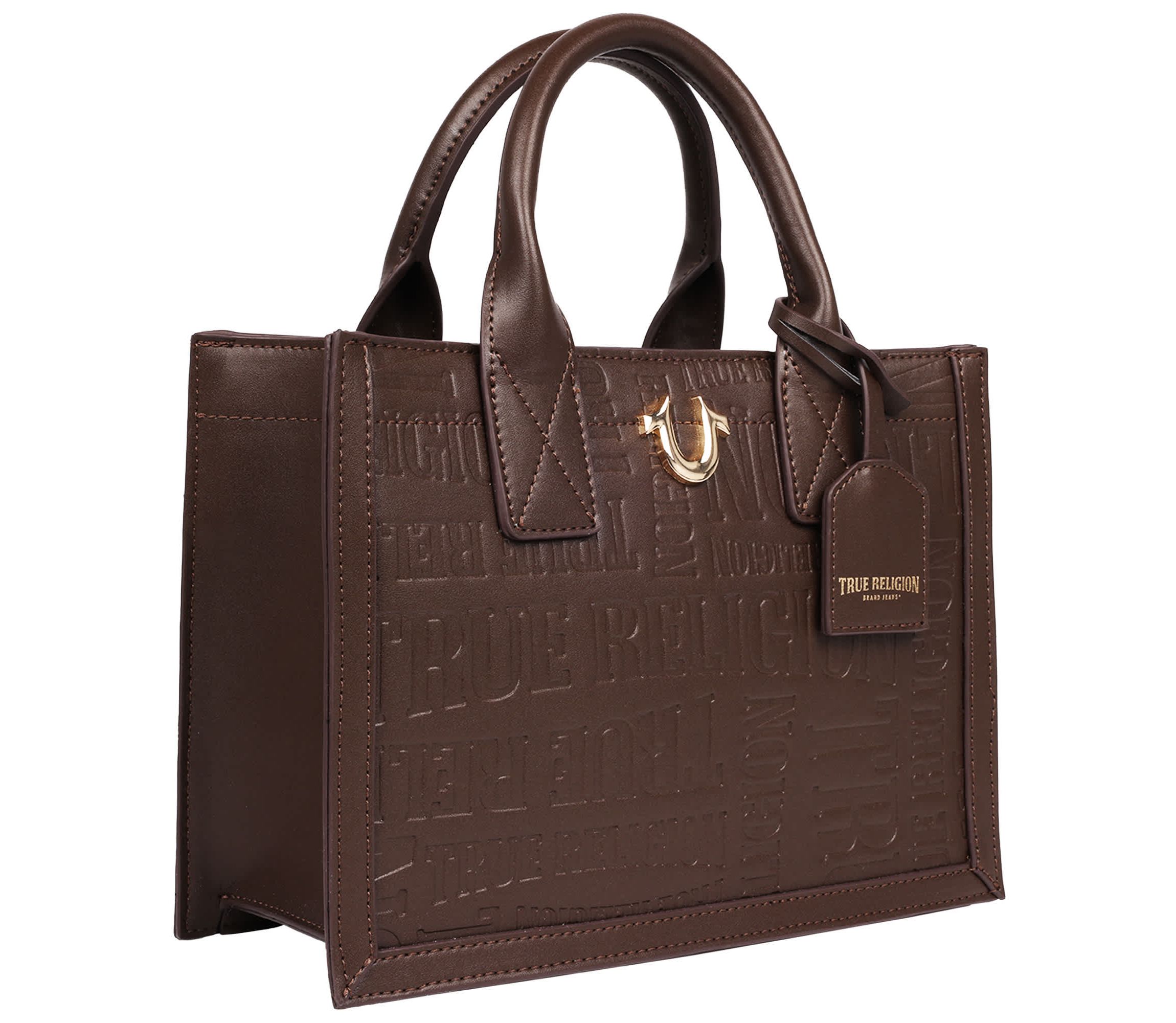 True Religion Mega Logo Modern Tote