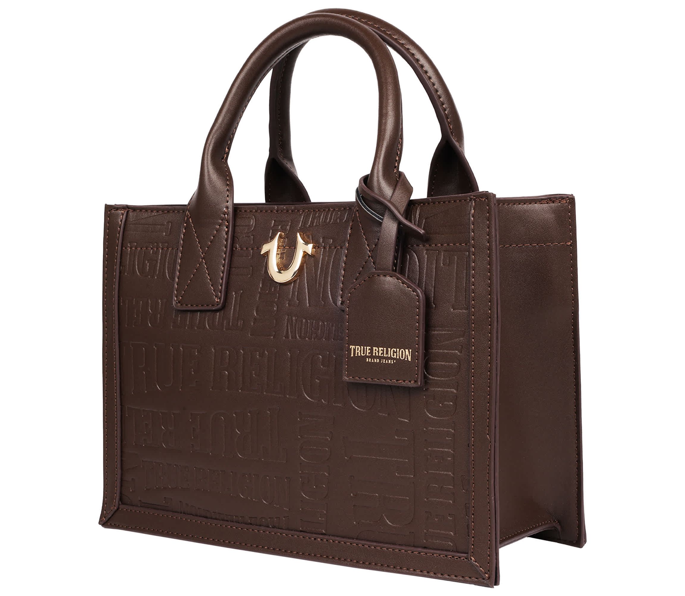 True Religion Mega Logo Modern Tote