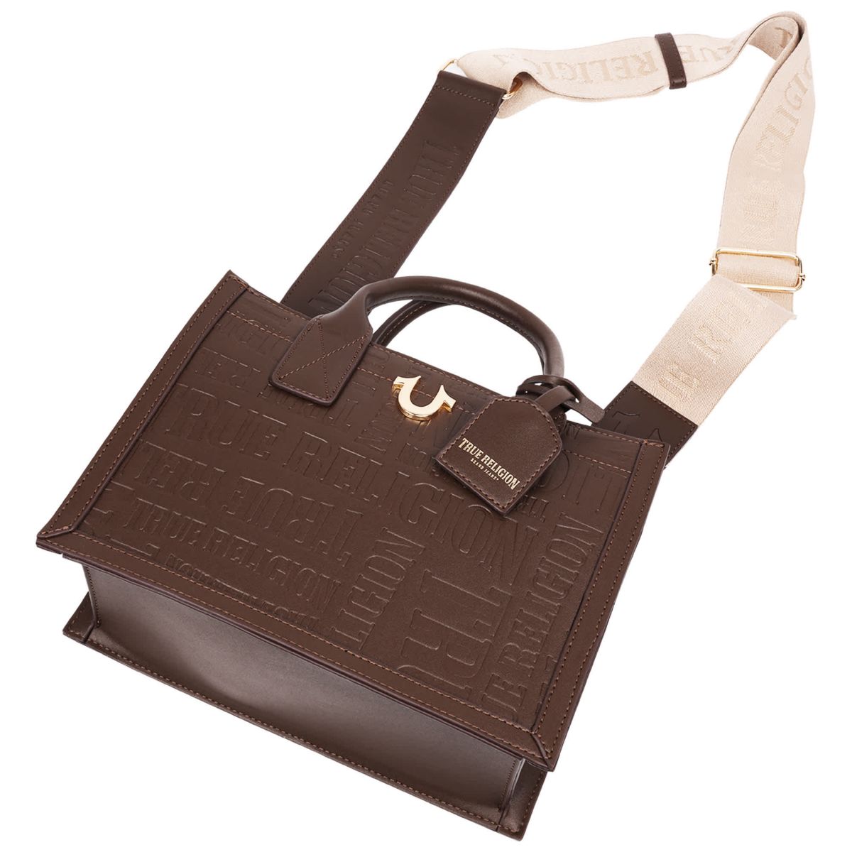 True Religion Mega Logo Modern Tote