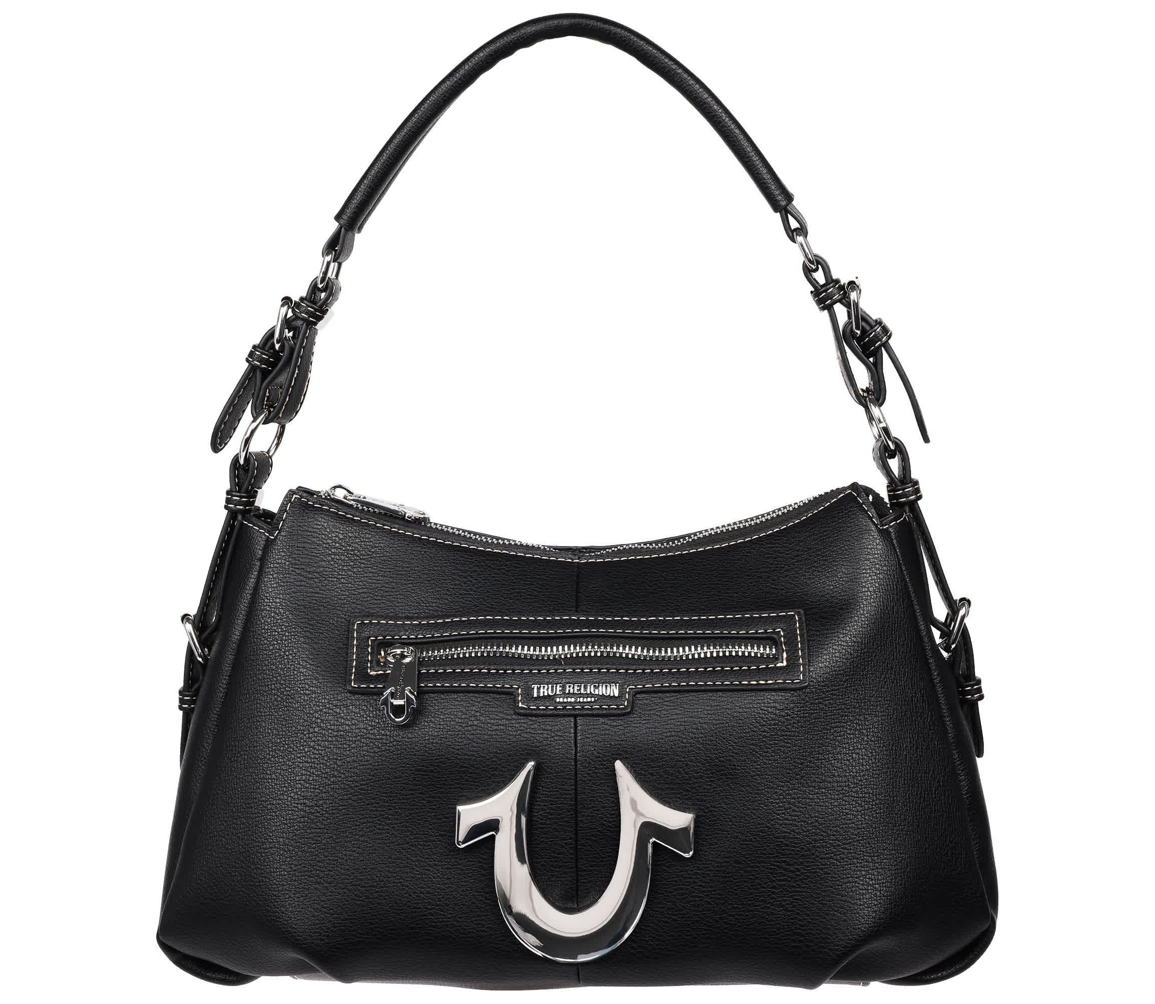True Religion Zip Chain Soft Satchel