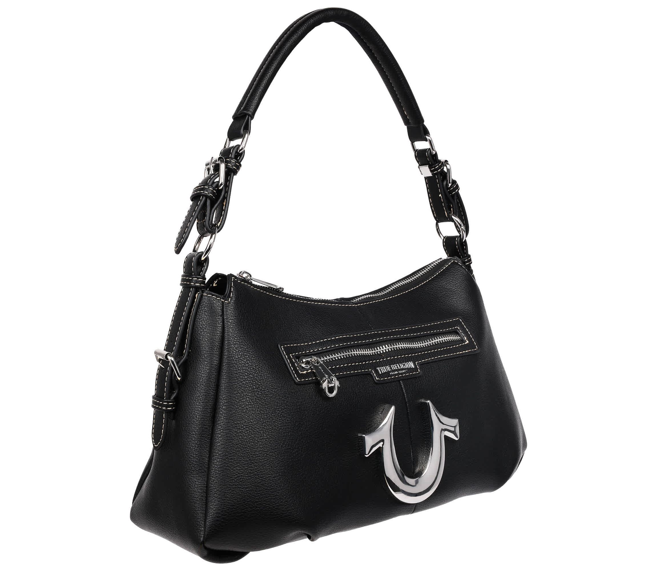 True Religion Zip Chain Soft Satchel