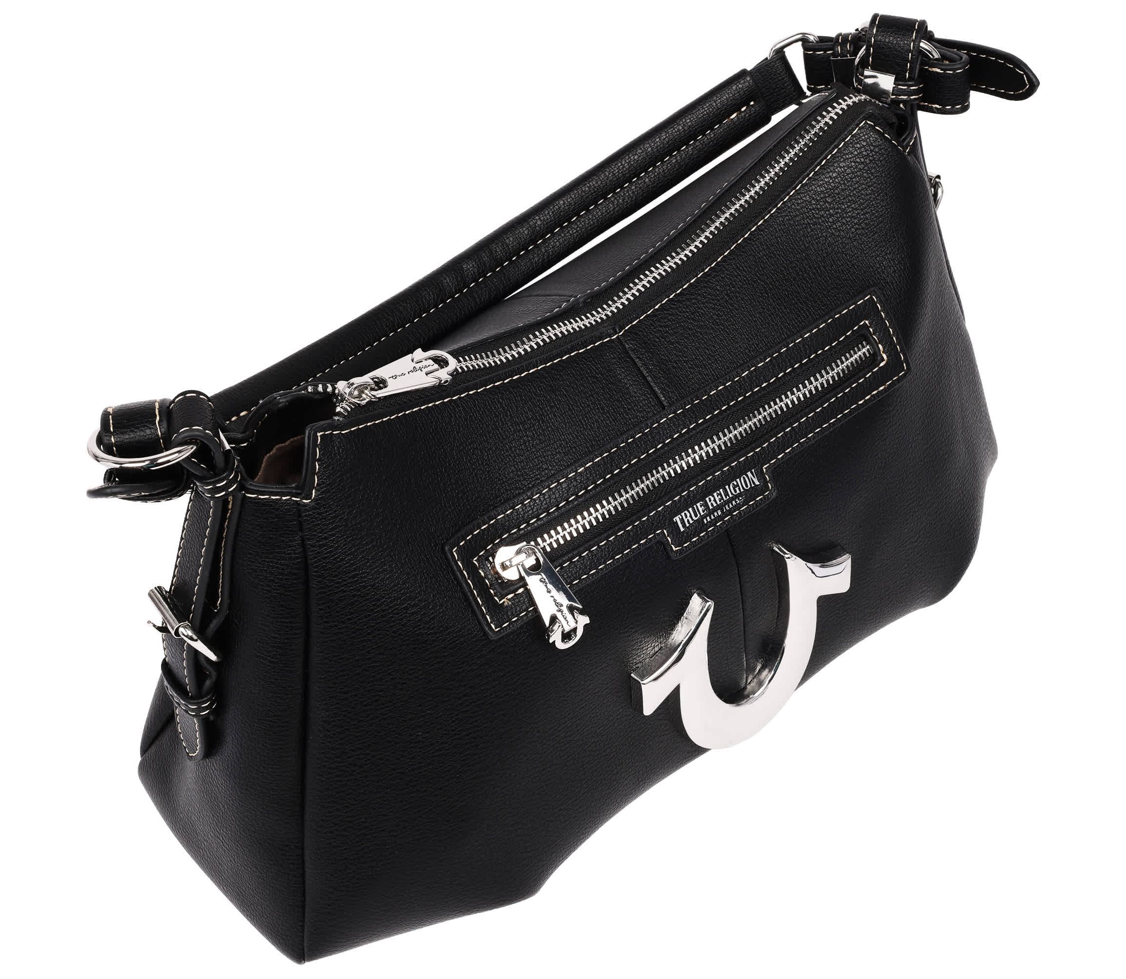 True Religion Zip Chain Soft Satchel