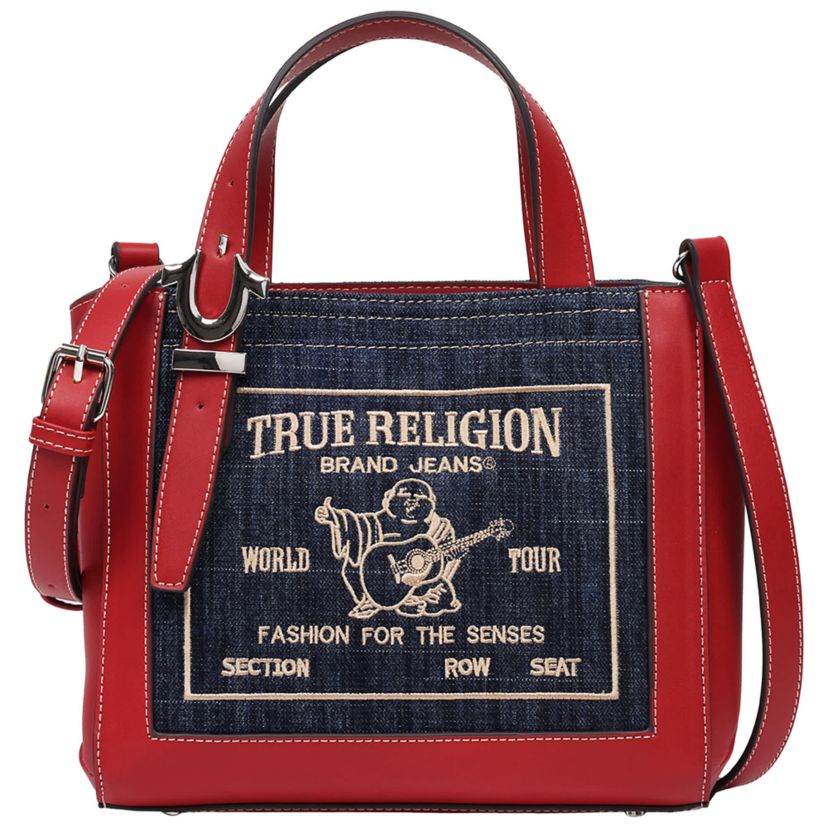 True Religion Arvin Buddha Motif Crossbody Tote | Belk