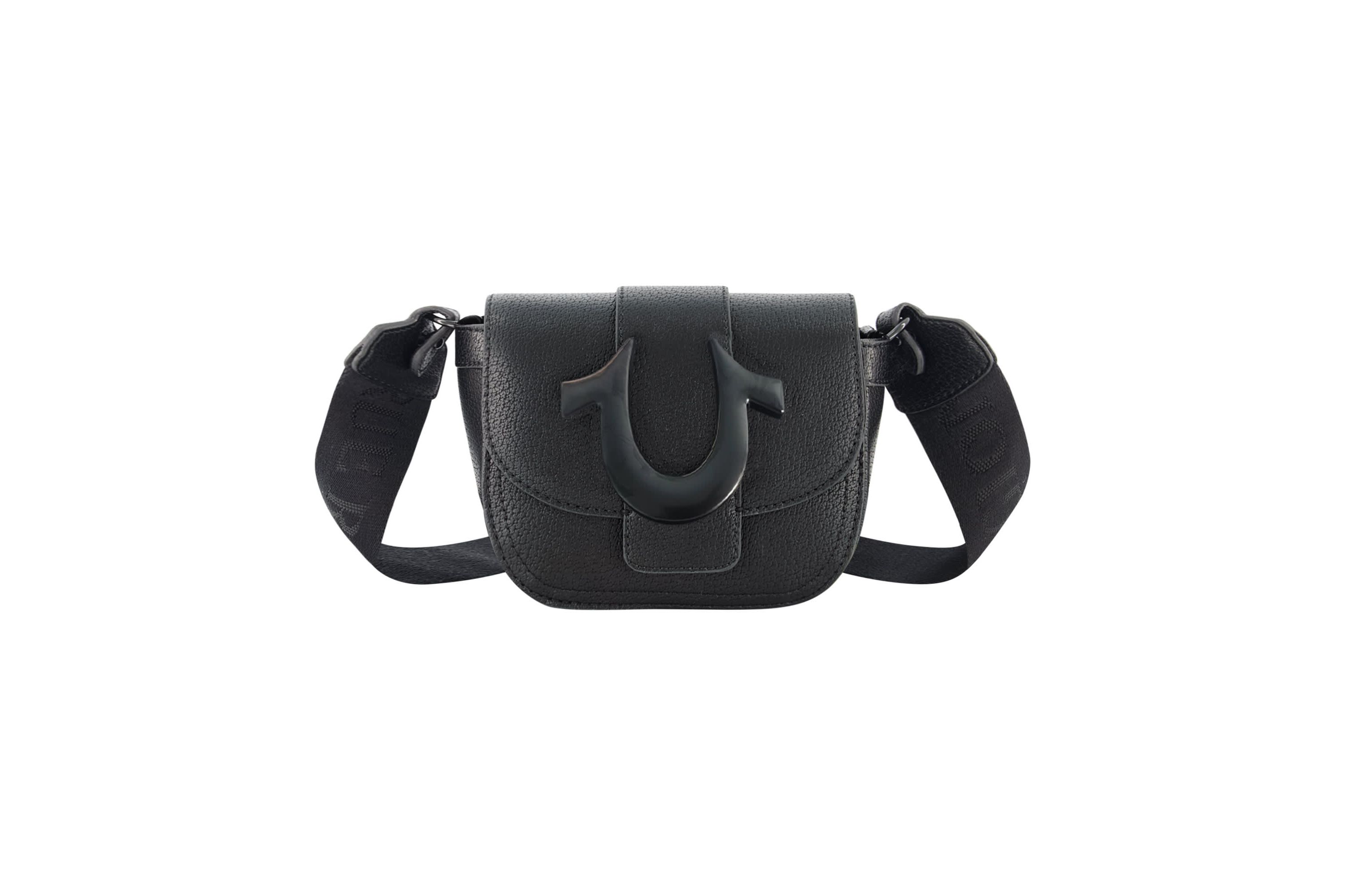 True Religion Mini Flap Dark Hardware Crossbody