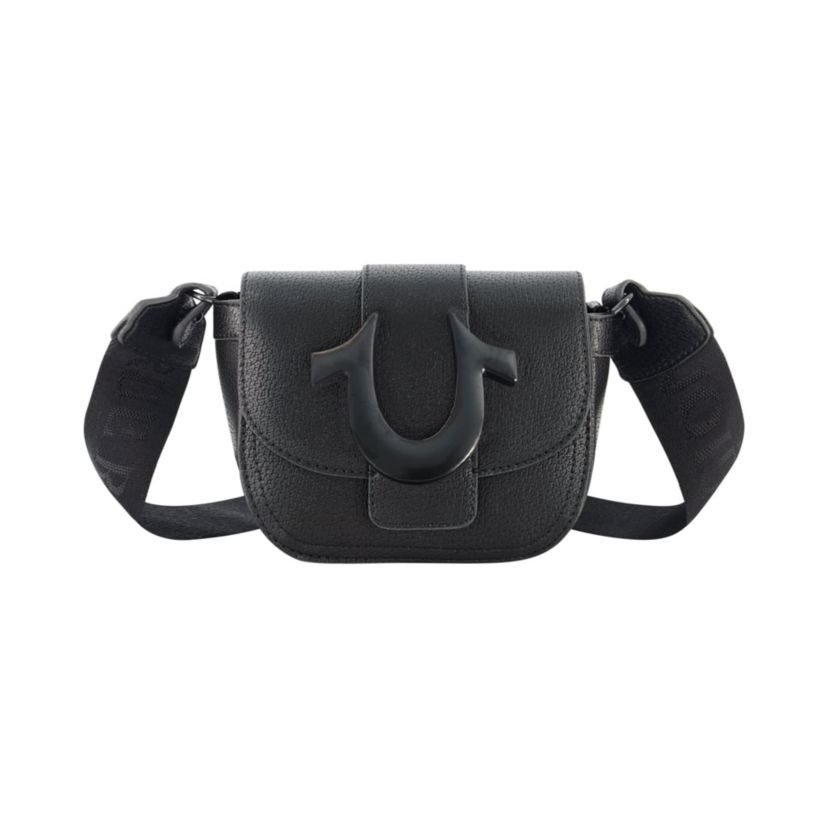 True Religion Mini Flap Dark Hardware Crossbody