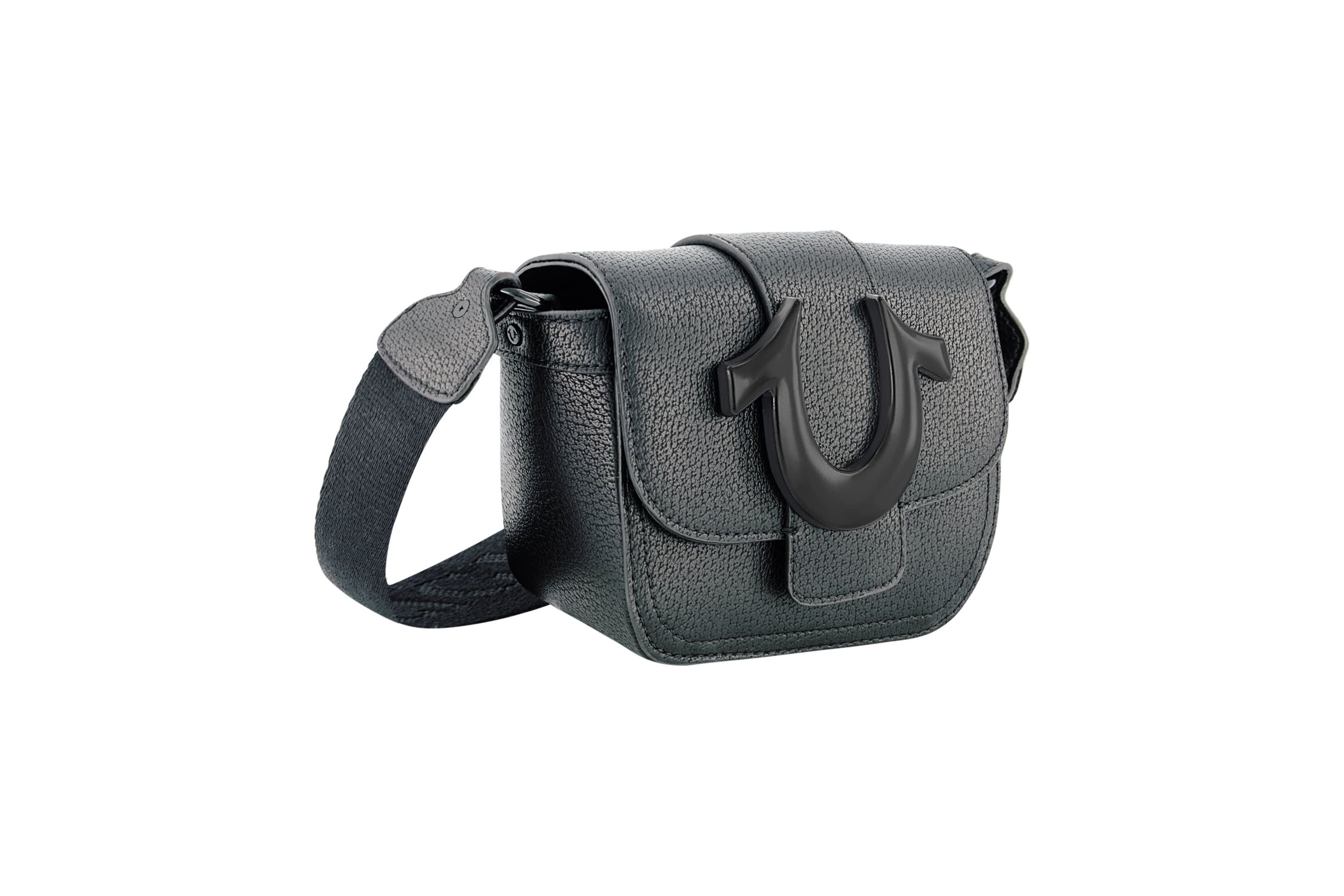 True Religion Mini Flap Dark Hardware Crossbody