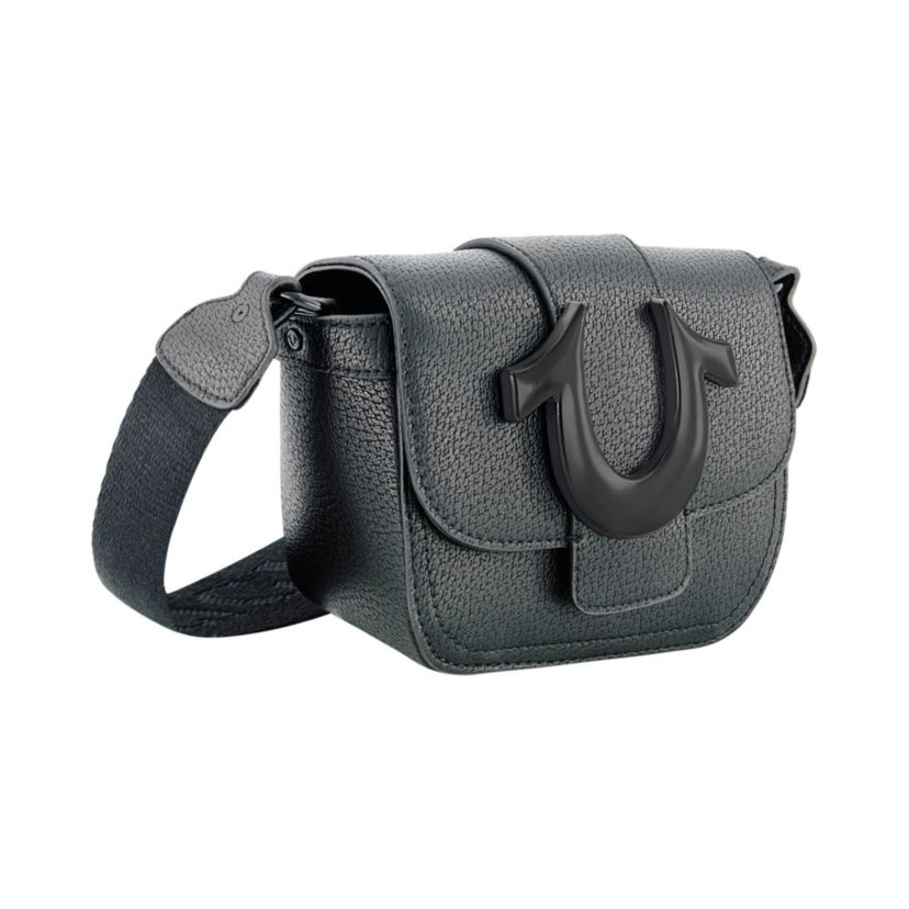 True Religion Mini Flap Dark Hardware Crossbody