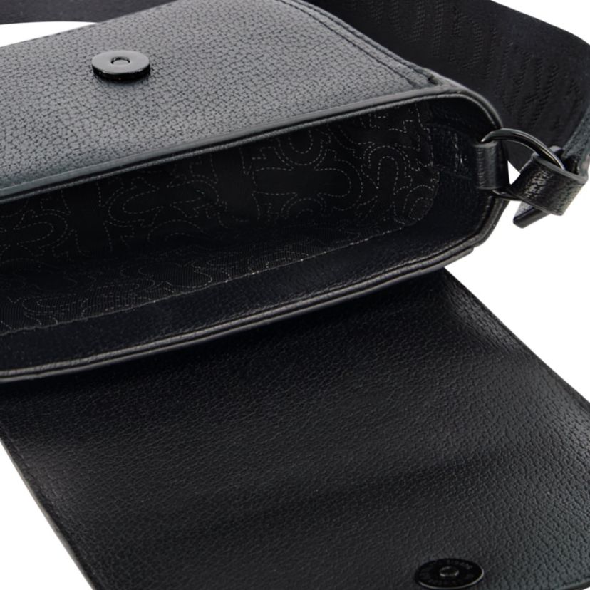True Religion Mini Flap Dark Hardware Crossbody