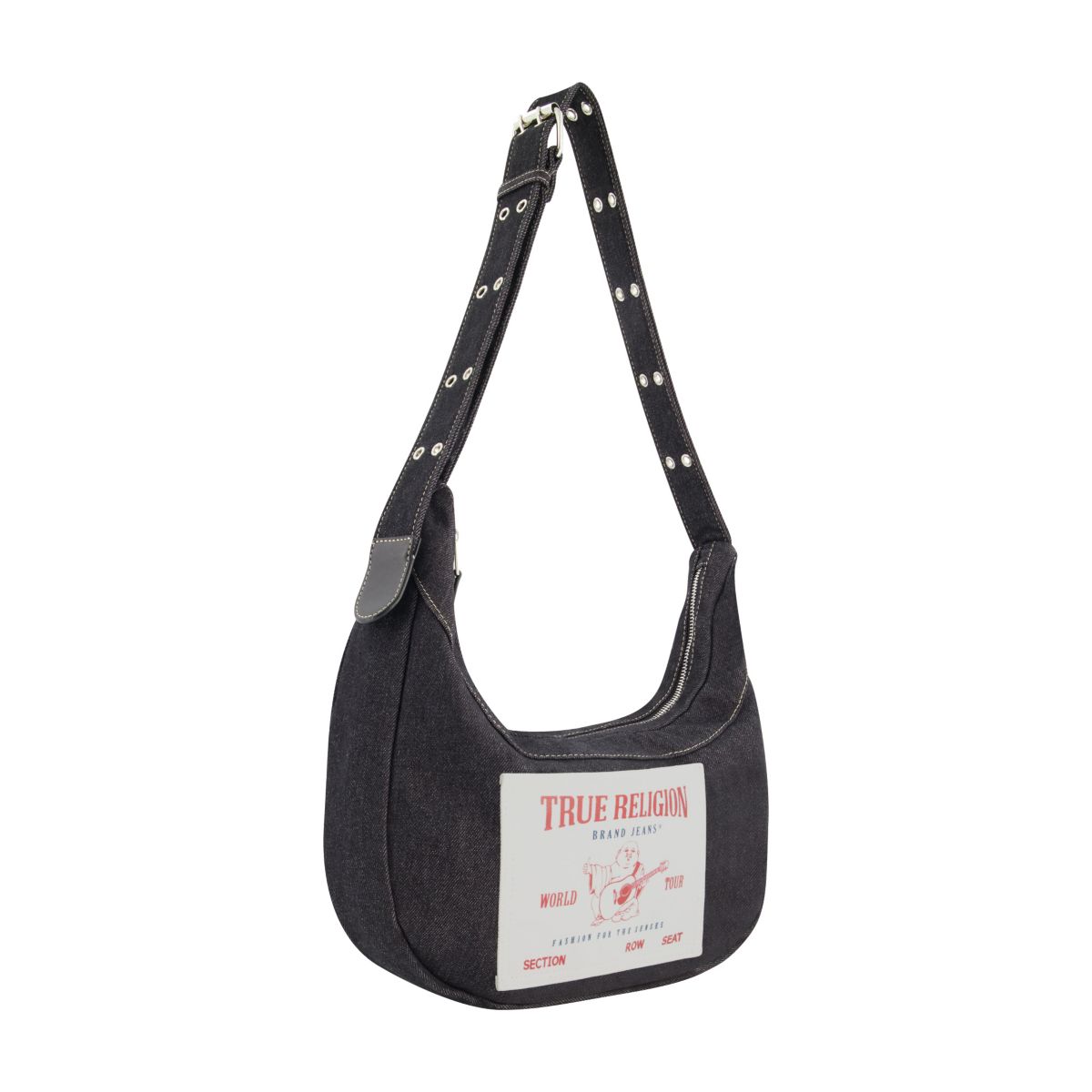 True Religions Buddha pocket denim hobo