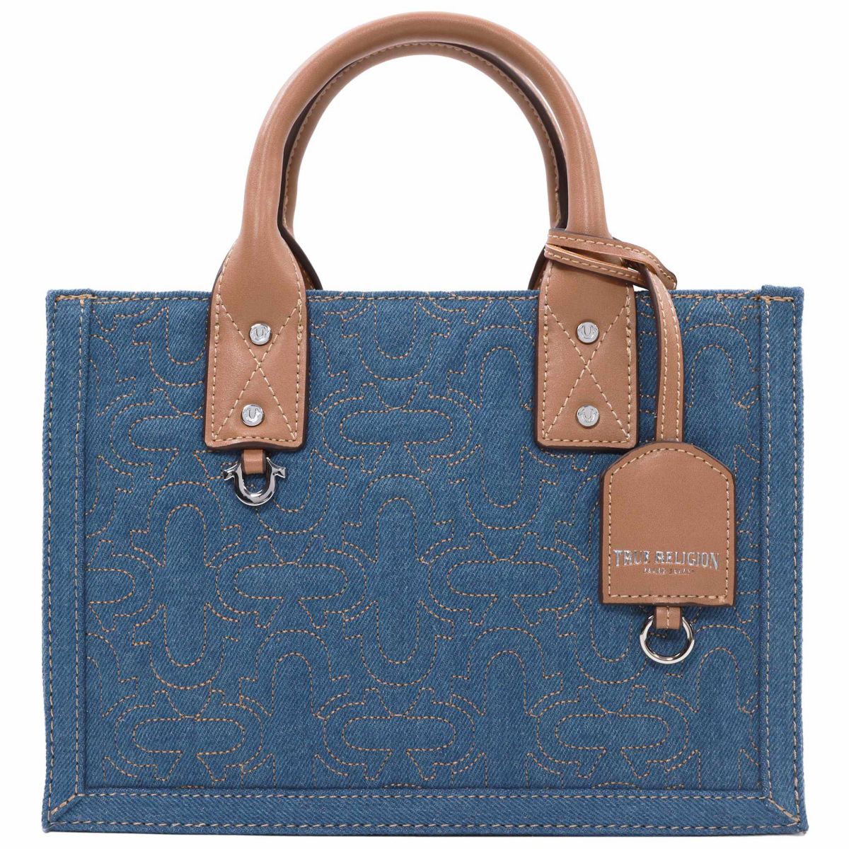 True Religion Quilted Horseshoe Modern Tote