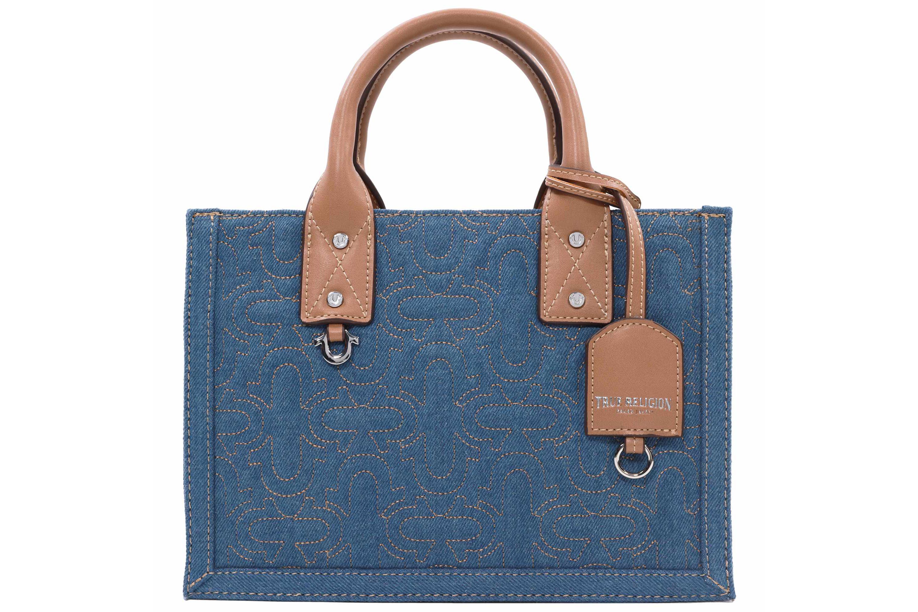 True Religion Quilted Horseshoe Modern Tote