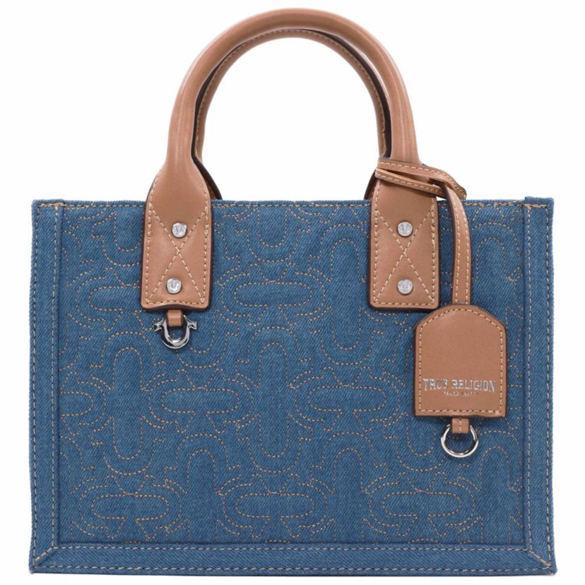 True Religion Quilted Horseshoe Modern Tote