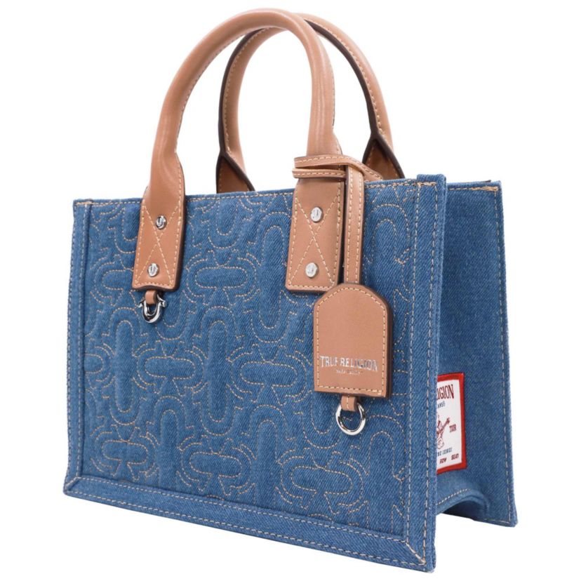 True Religion Quilted Horseshoe Modern Tote