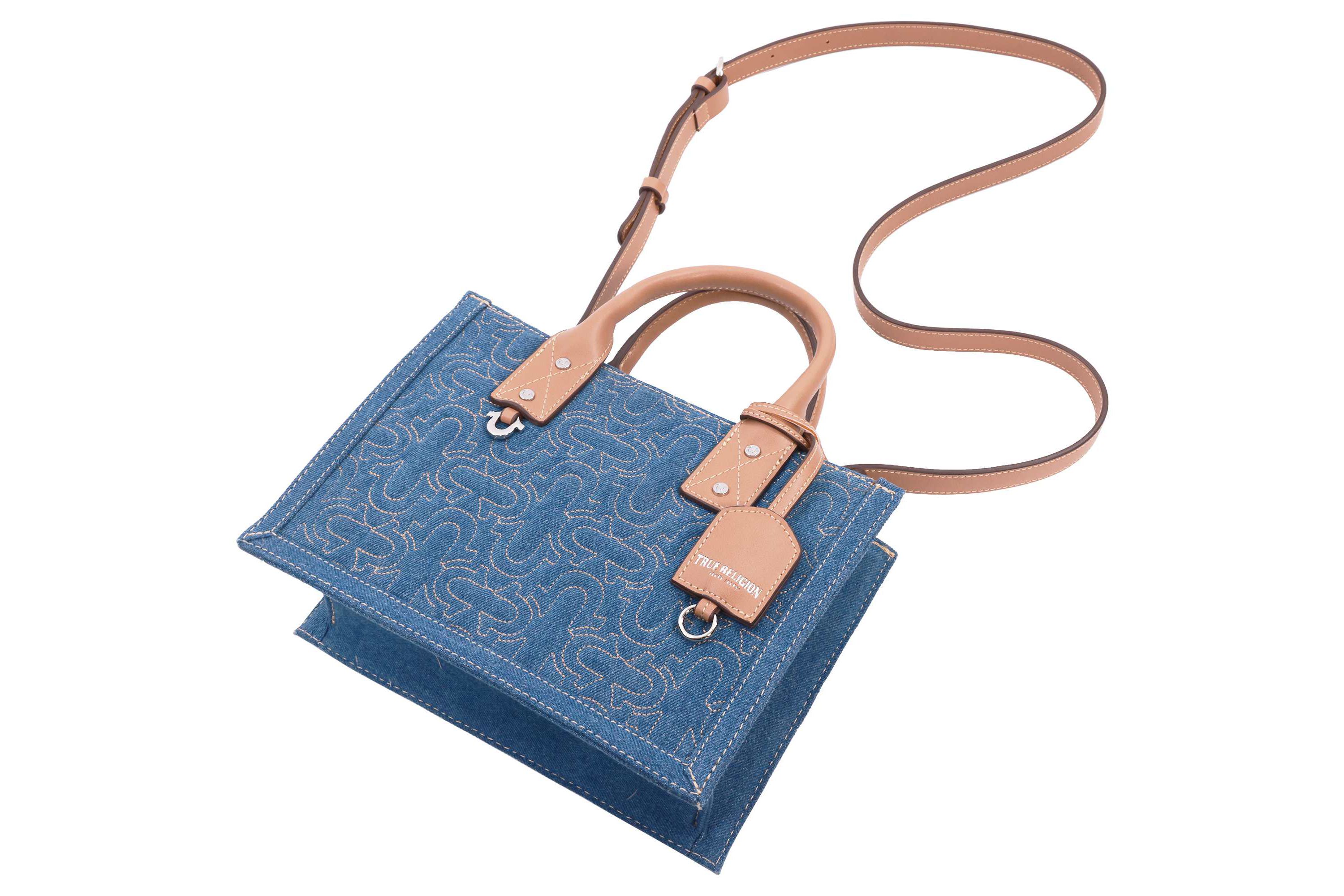 True Religion Quilted Horseshoe Modern Tote
