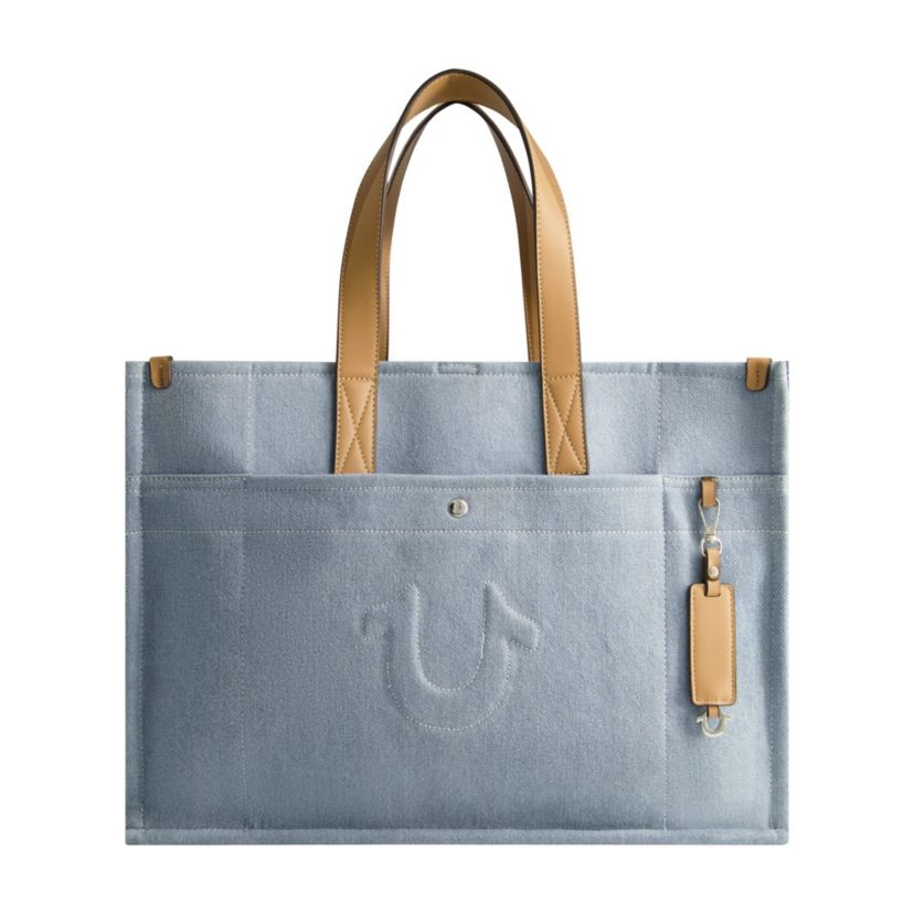 True Religion Stitched Horseshoe Large Tote
