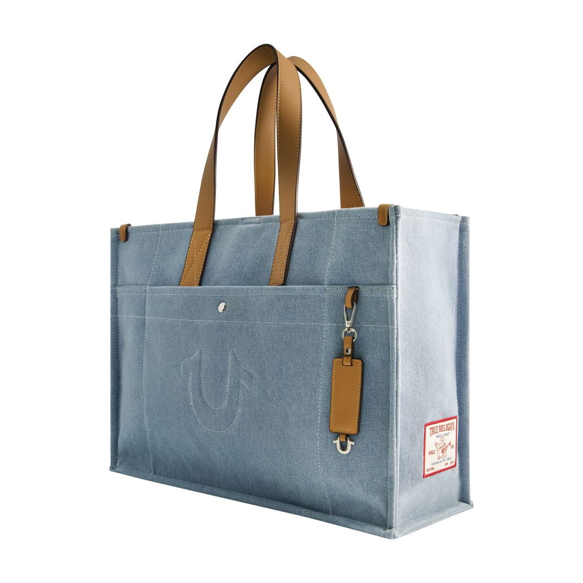 True Religion Stitched Horseshoe Large Tote