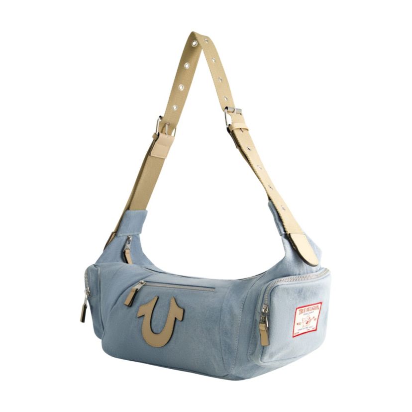 True Religion Horsehoe Motif Slouchy Hobo