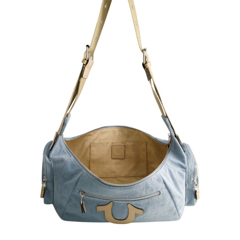 True Religion Horsehoe Motif Slouchy Hobo