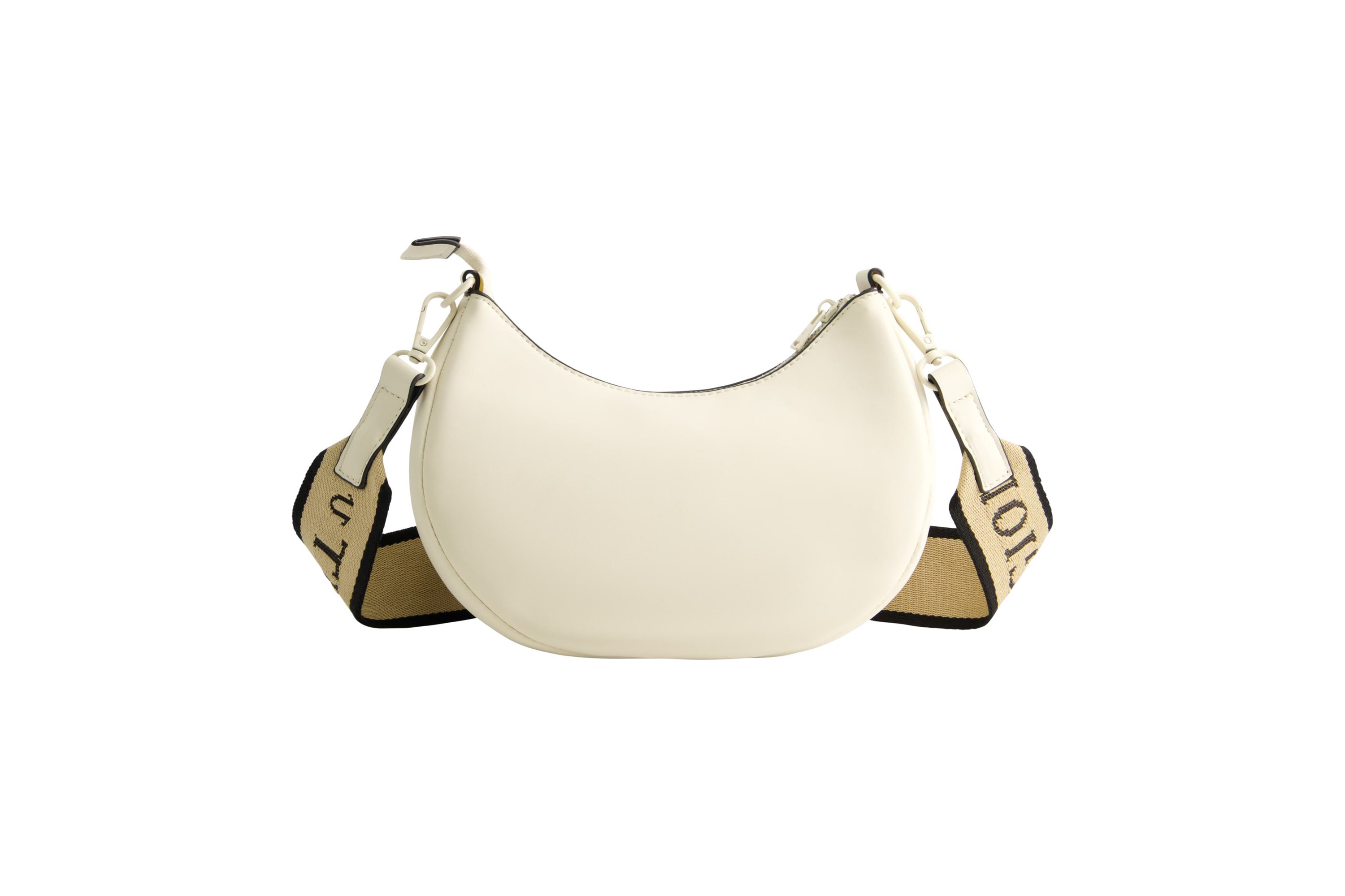 True Religion Logo Strap Crescent Hobo