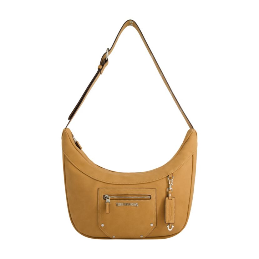 True Religion Suede Zip Top Hobo
