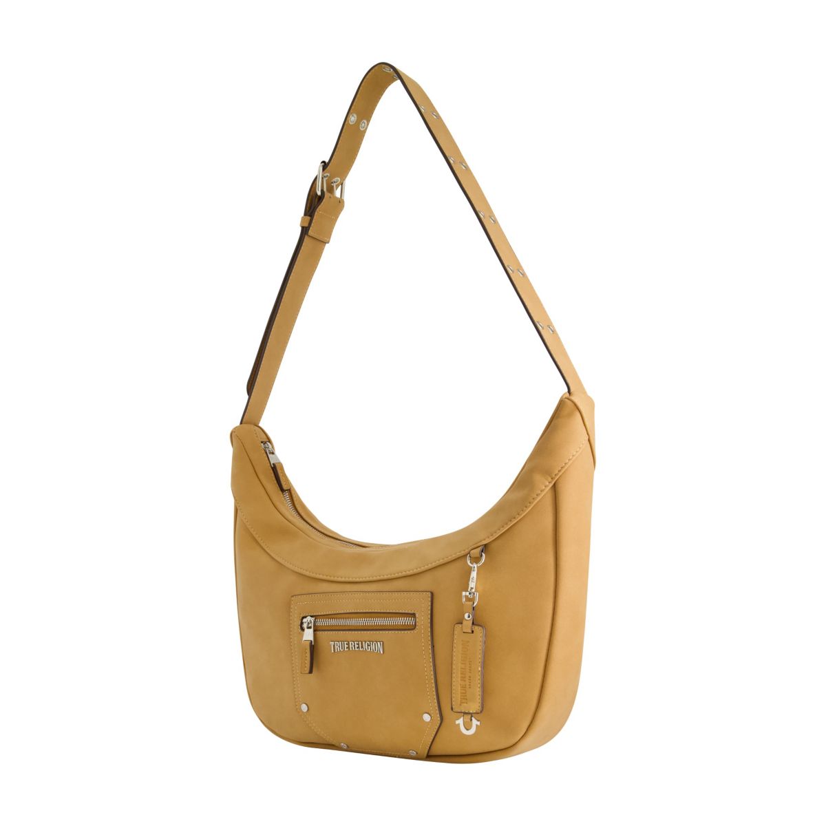 True Religion Suede Zip Top Hobo