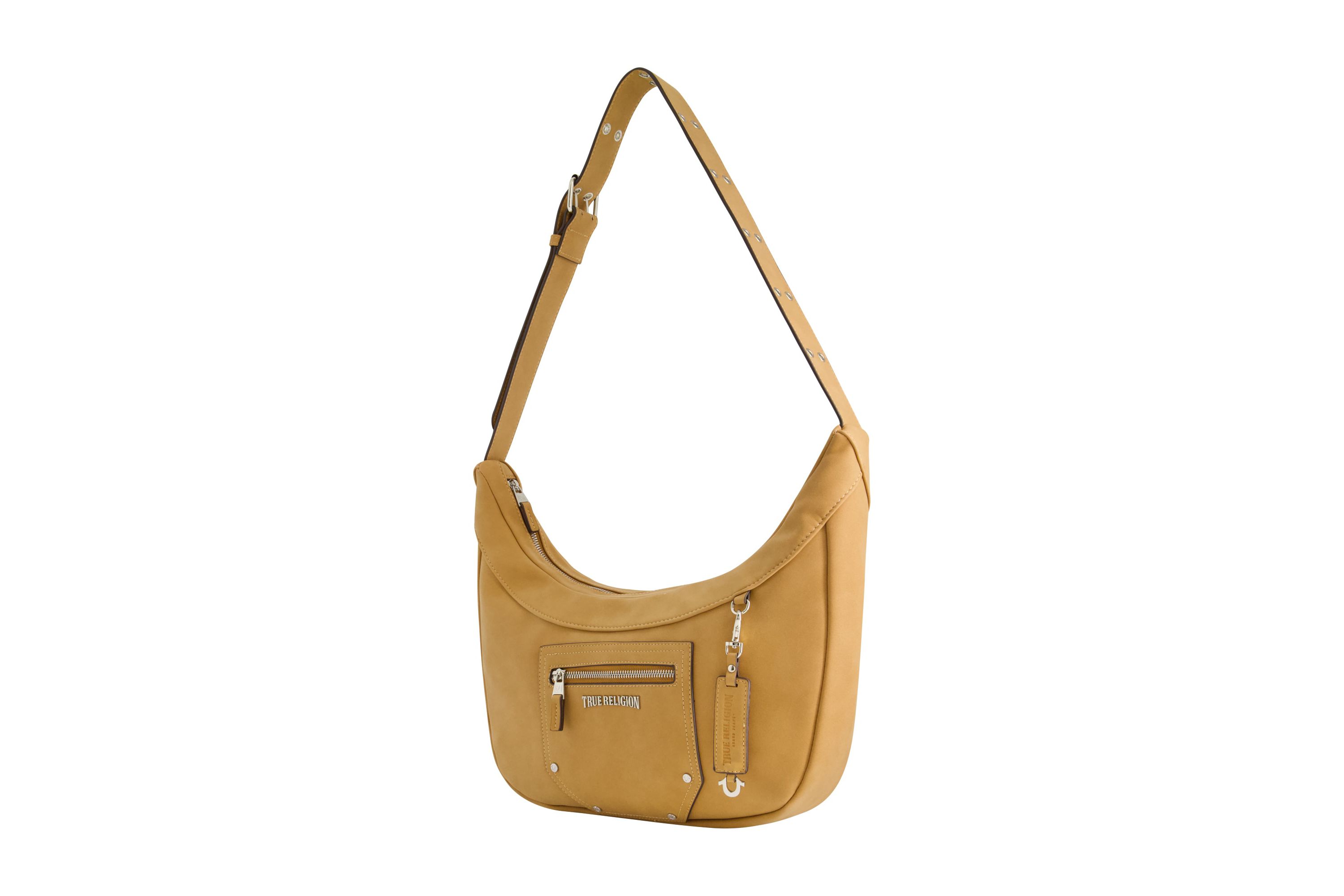 True Religion Suede Zip Top Hobo