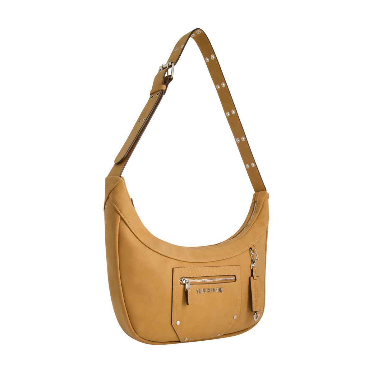 True Religion Suede Zip Top Hobo