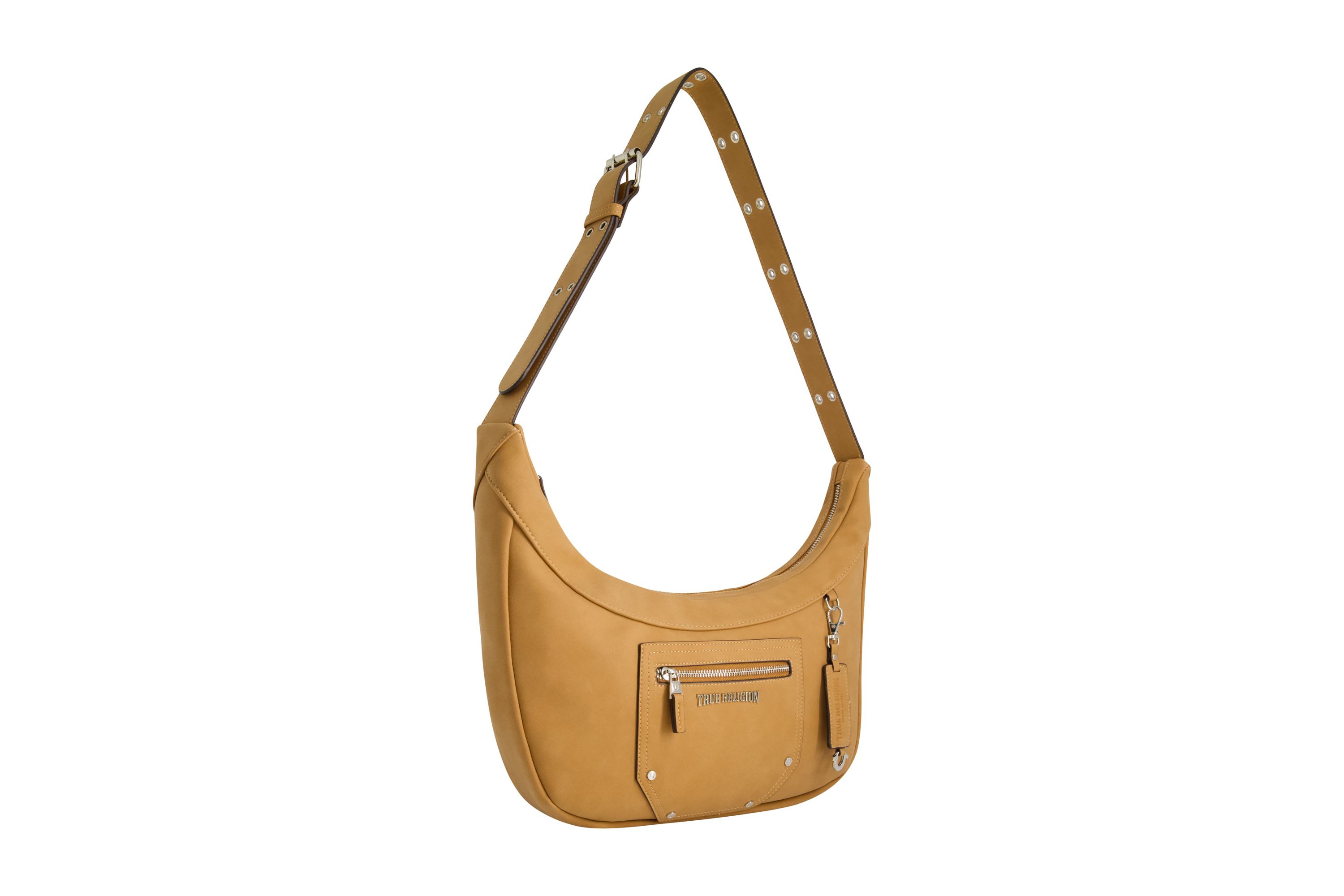 True Religion Suede Zip Top Hobo