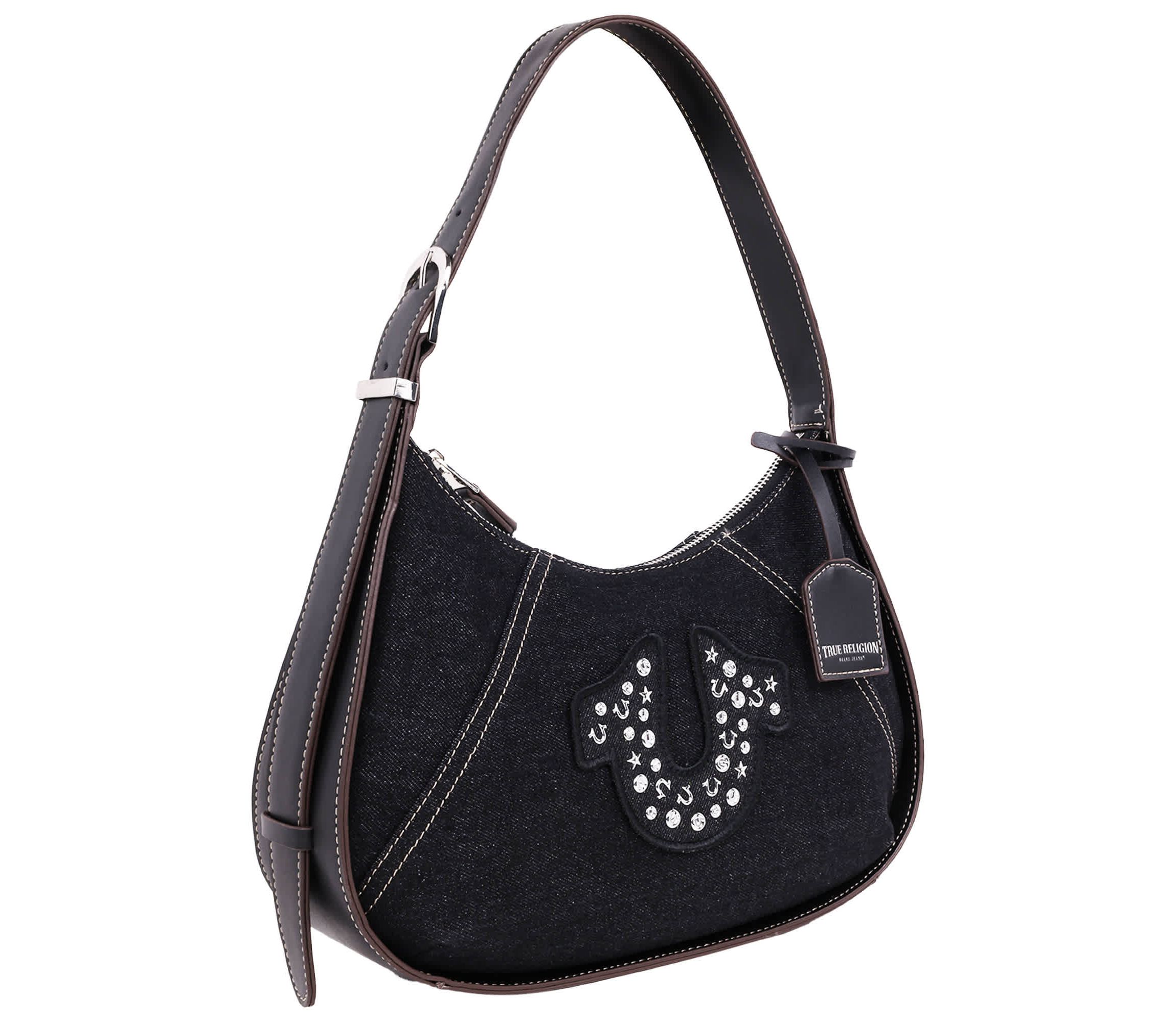 True Religon Strudded logo Denim Hobo