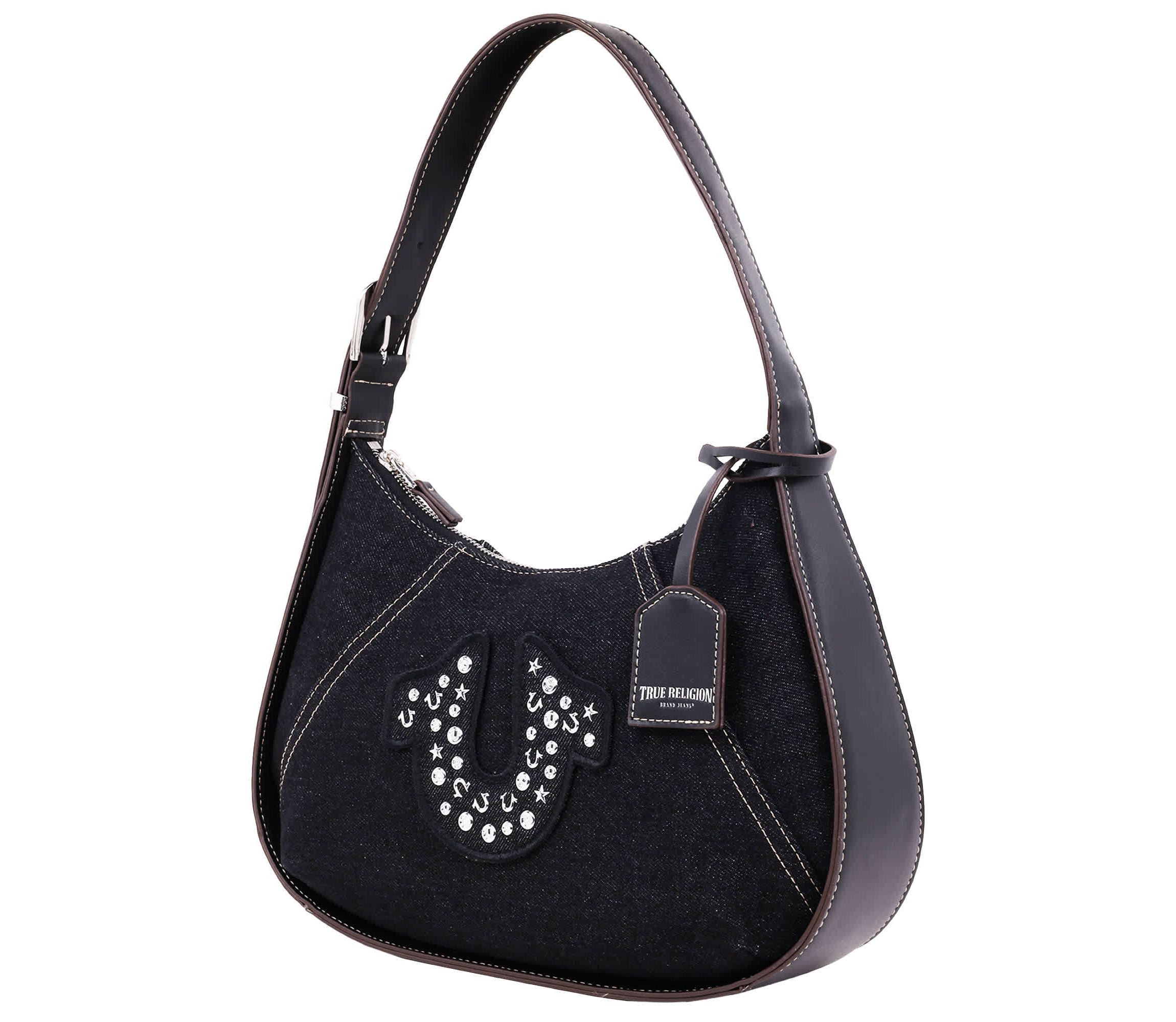 True Religon Strudded logo Denim Hobo