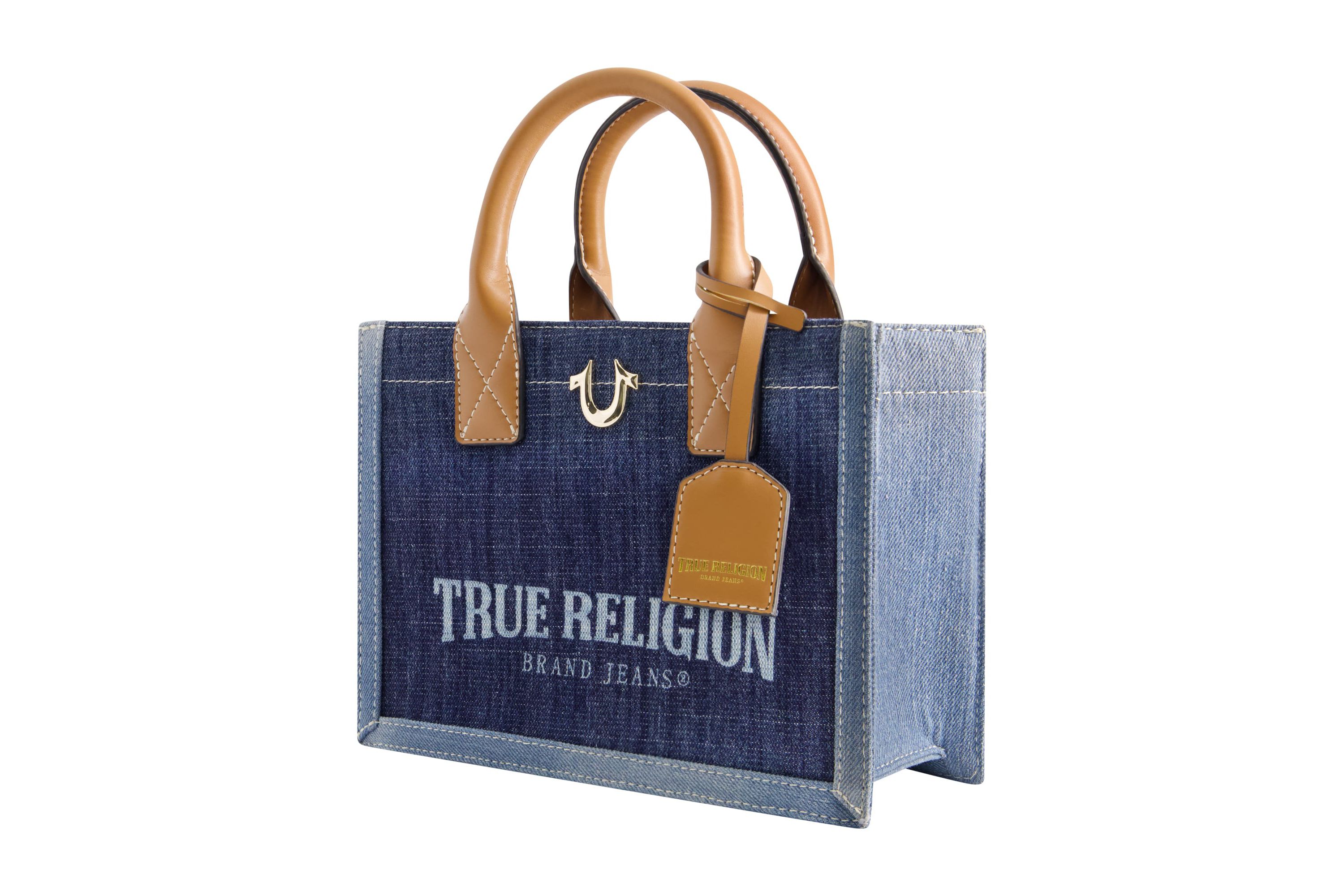 True Religion Modern Edge Denim Tote